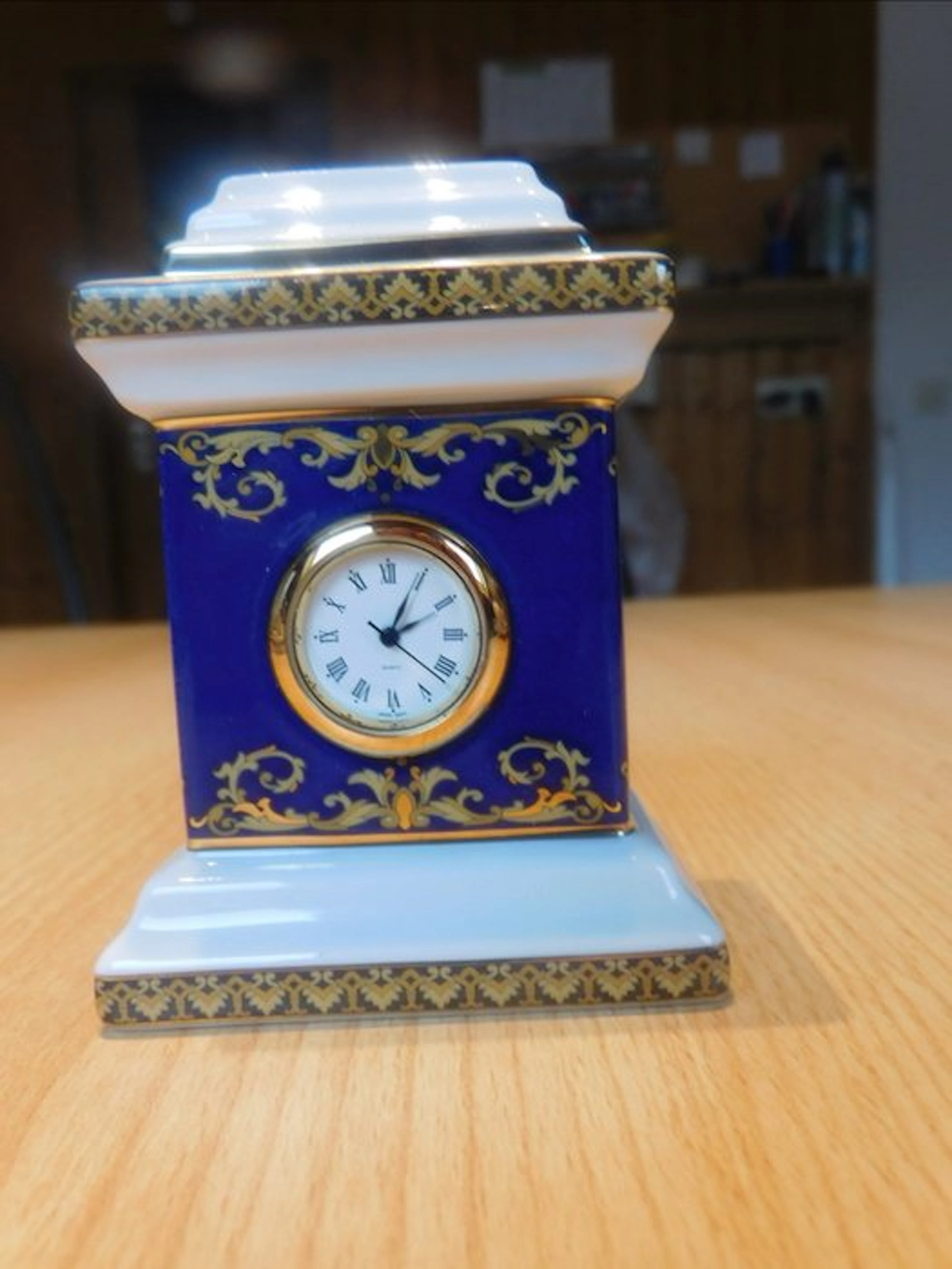 Rosenthal, Versace - Sculpture, Porzellanuhr Rosenthal - 9 cm - Porcelain