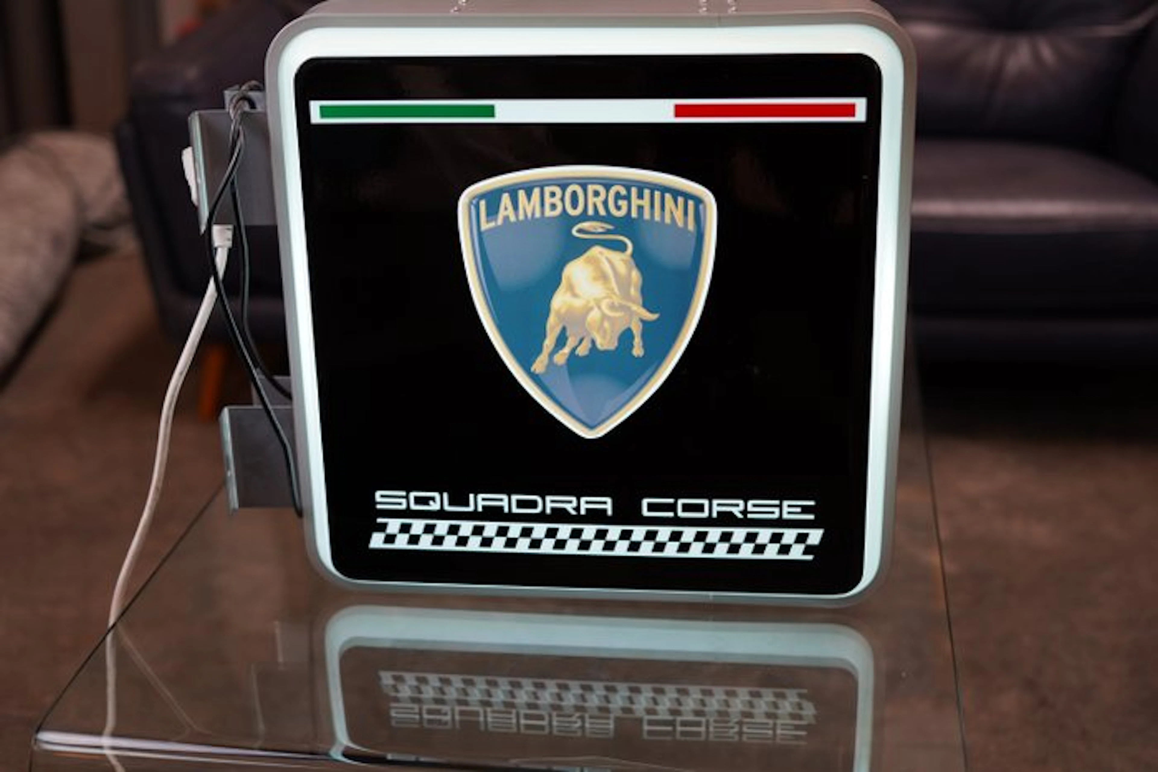 Lamborghini - Lamborghini Squadra Corse sign - Sign - Plastic, Metal, Glass
