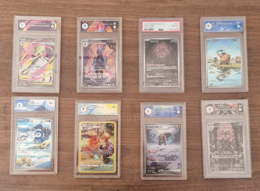Pokémon - 8 Graded card - PSA 10 - Scarlet & Violet...