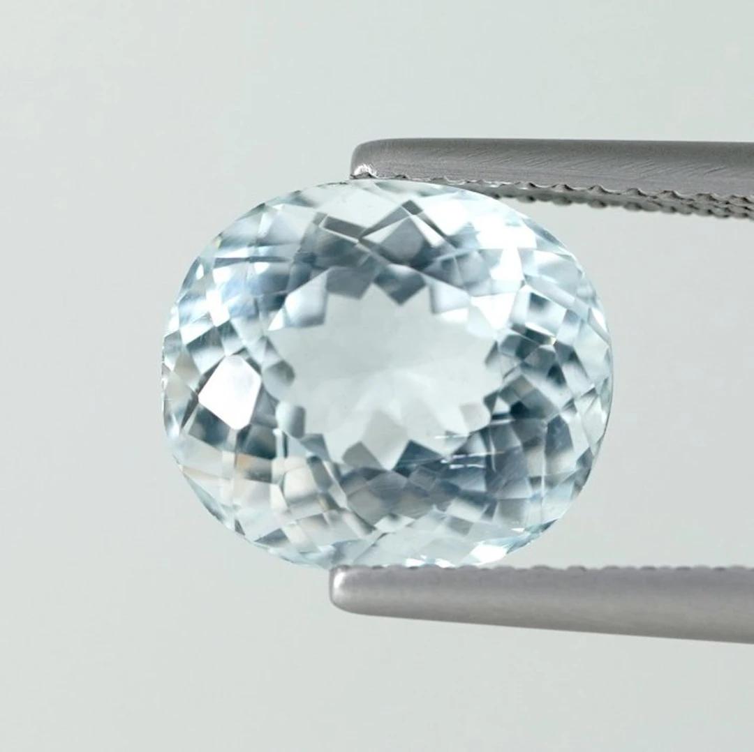 No reserve price - 1 pcs Blue Aquamarine - 4.26 ct...