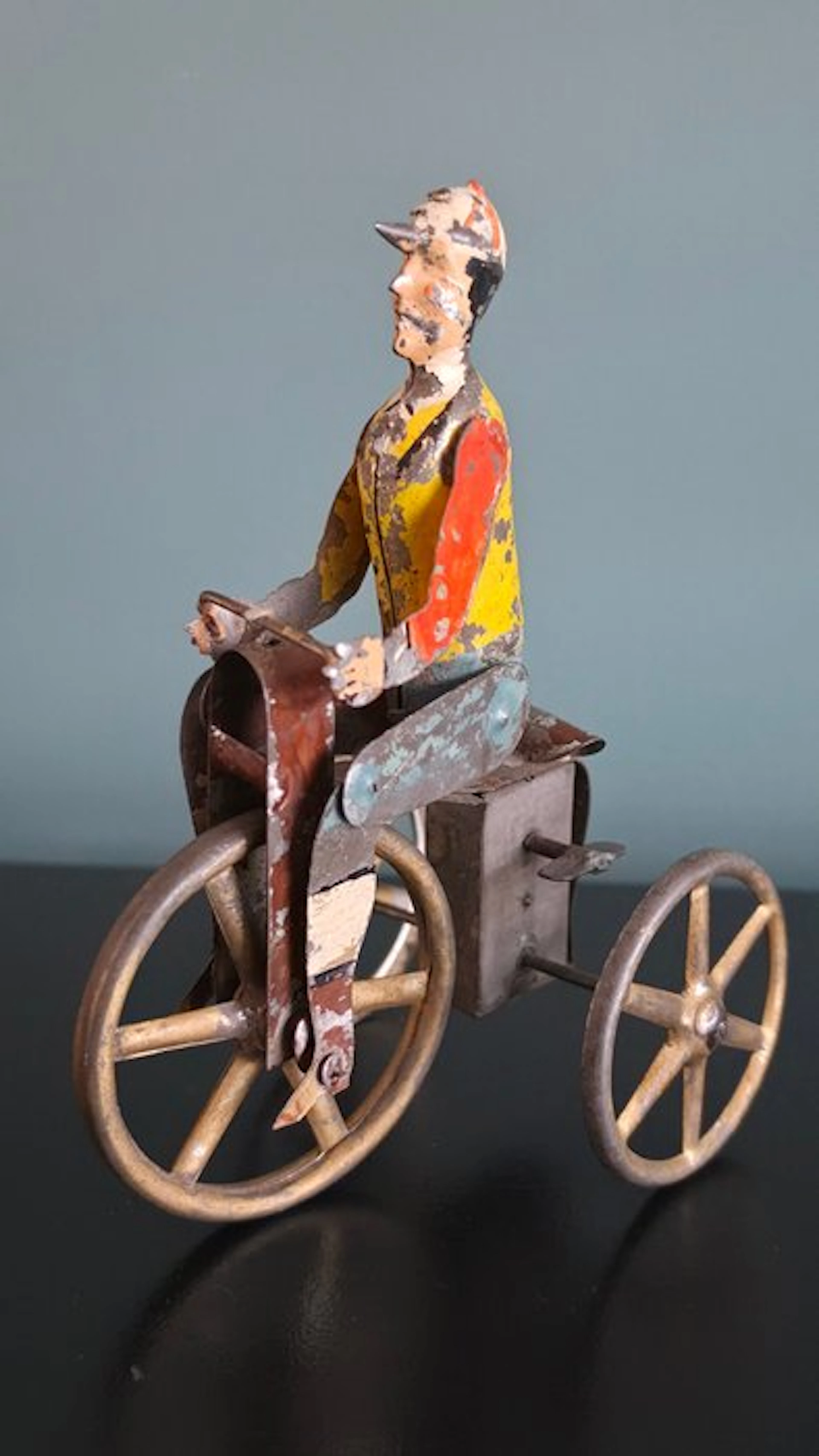 Fernand Martin Or Similar - Tin toy - Rare Tricycle