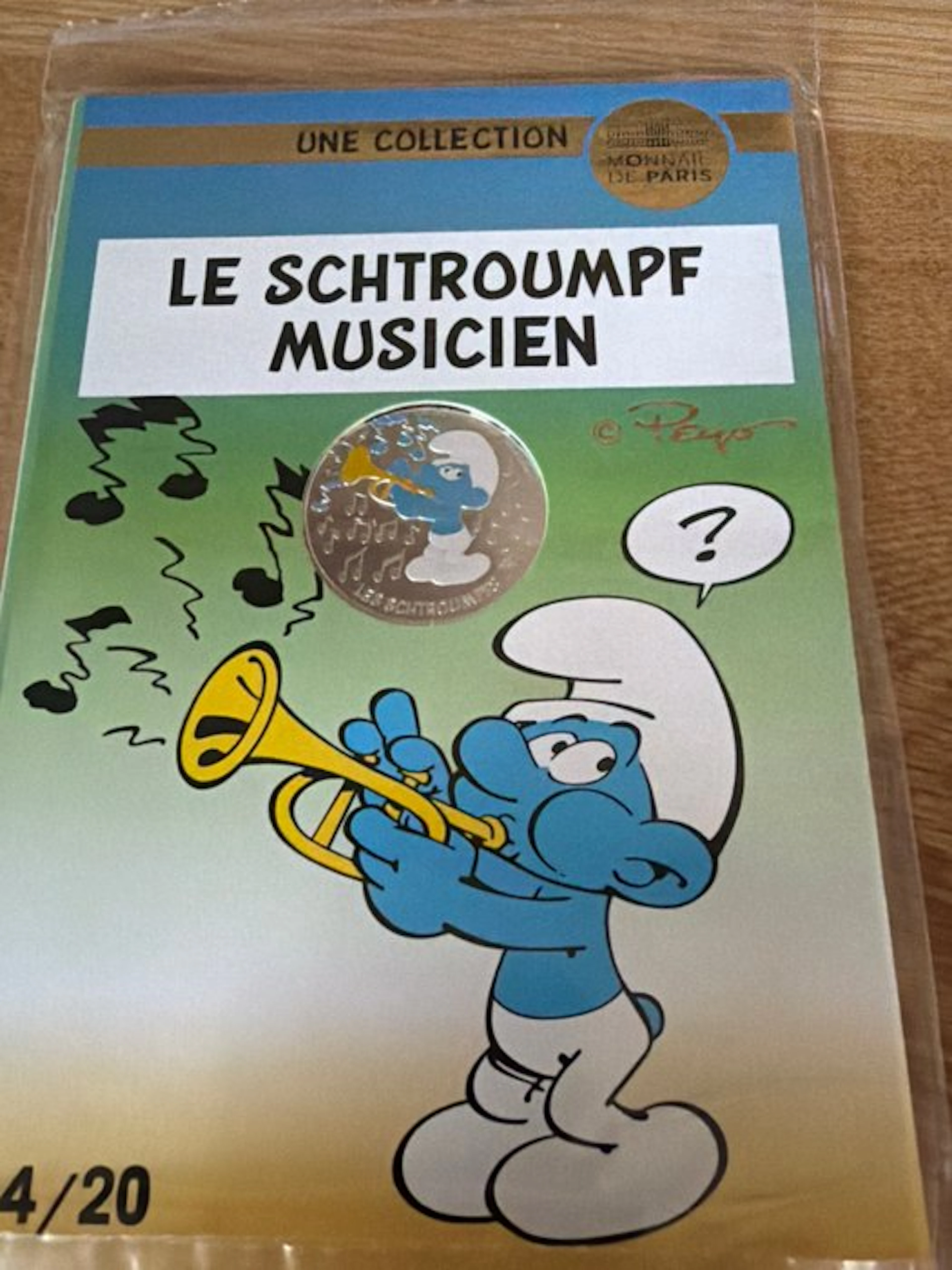 France. 10 Euro 2020 Die Schlümpfe - Le Schtroumpf...