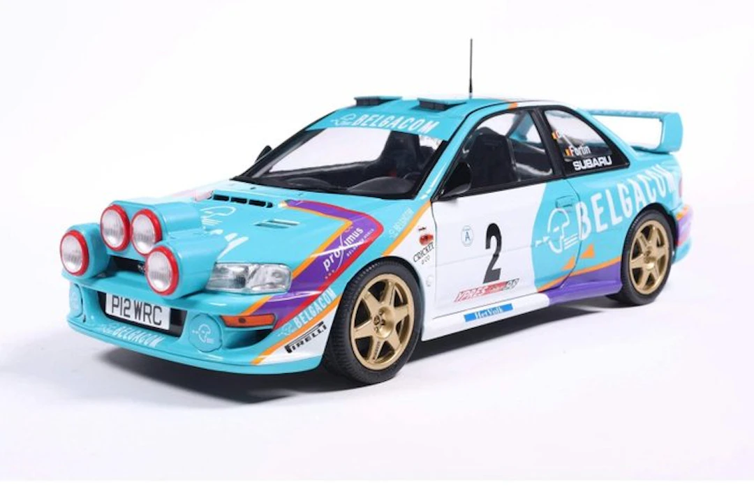 Solido 1:18 - Model car - Subaru Impreza WRC Belgacom P12