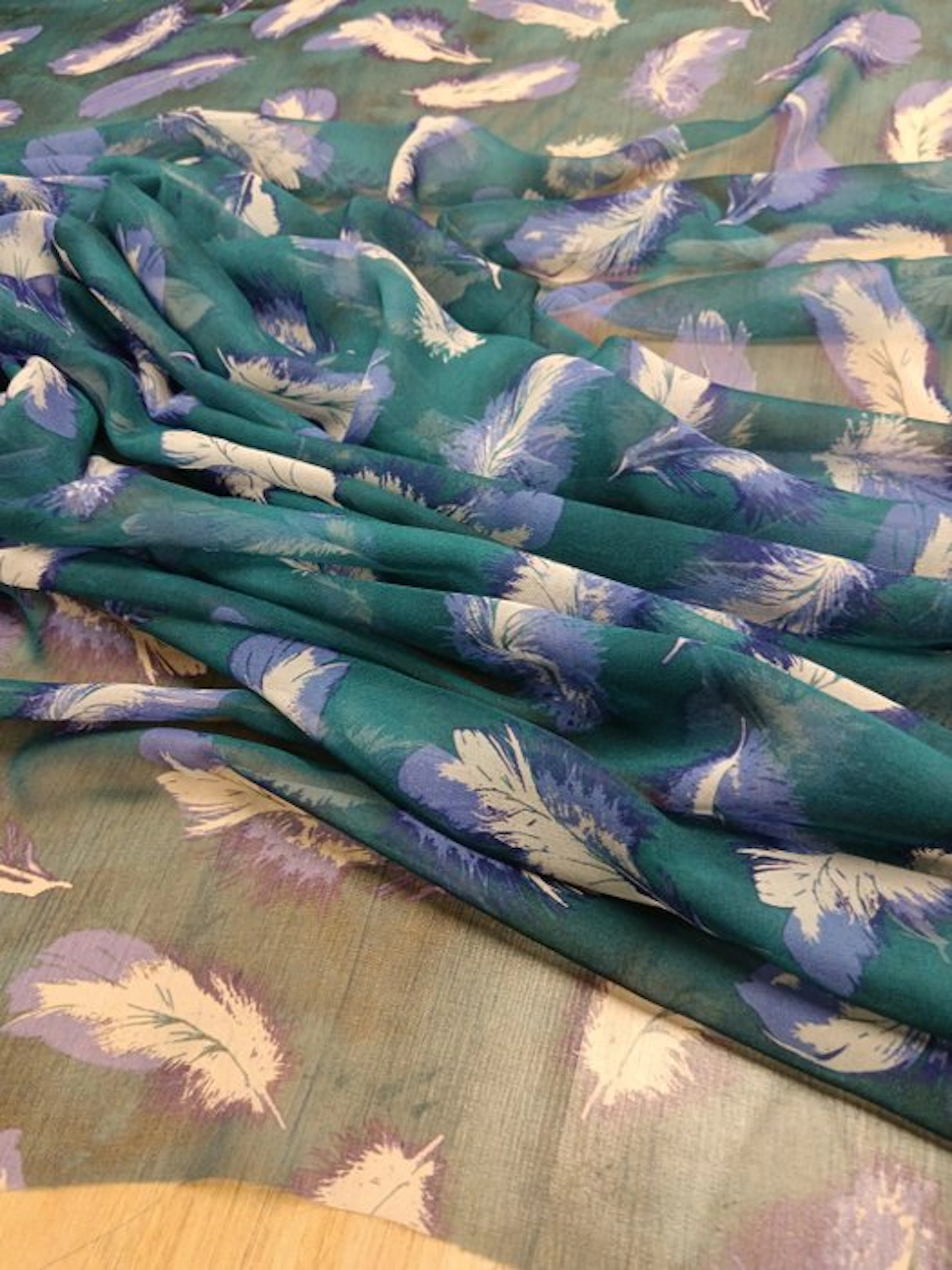 Pure silk Georgette E706