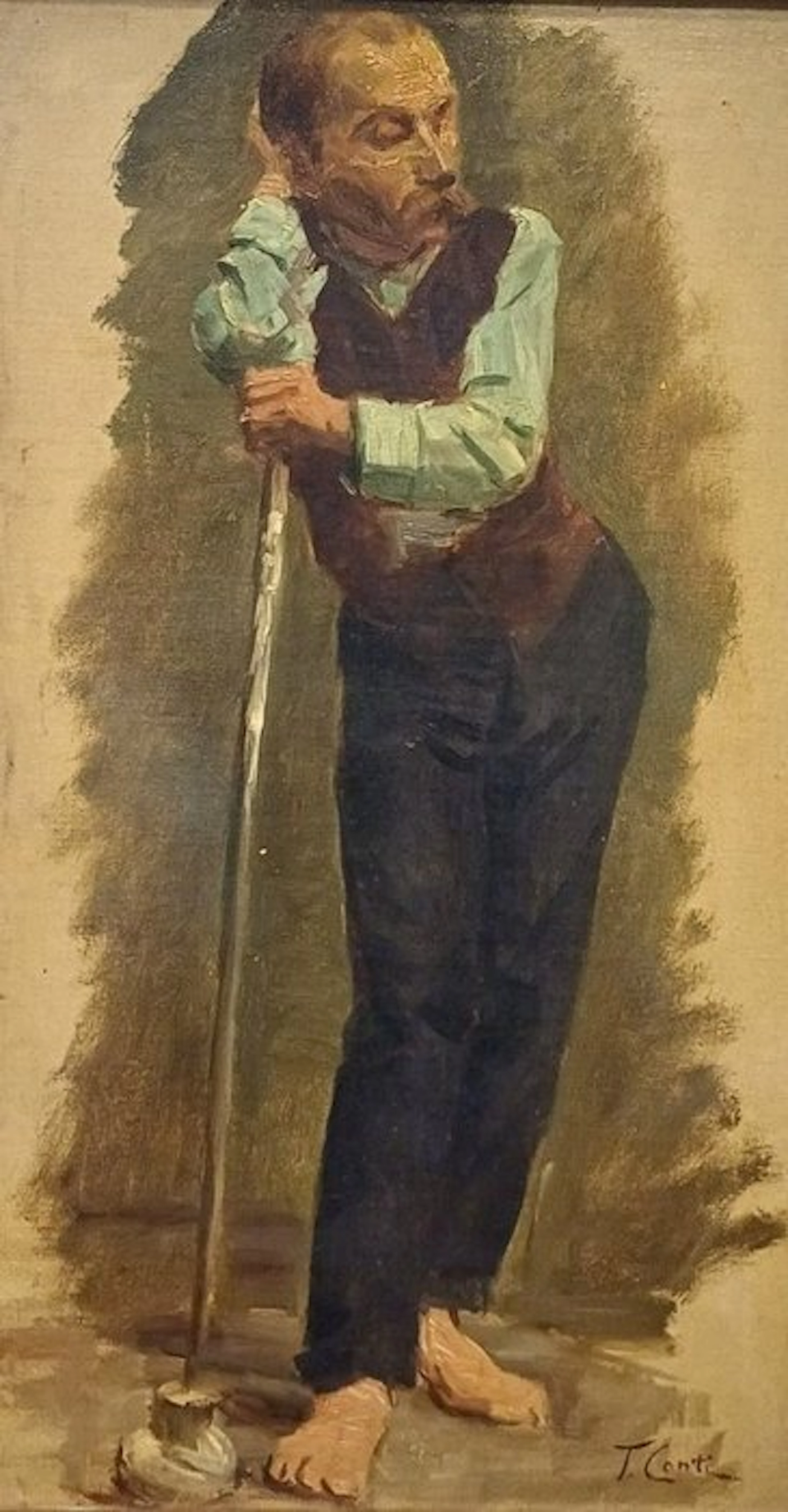 Tito Conti (1842–1924) - Il giocatore di golf