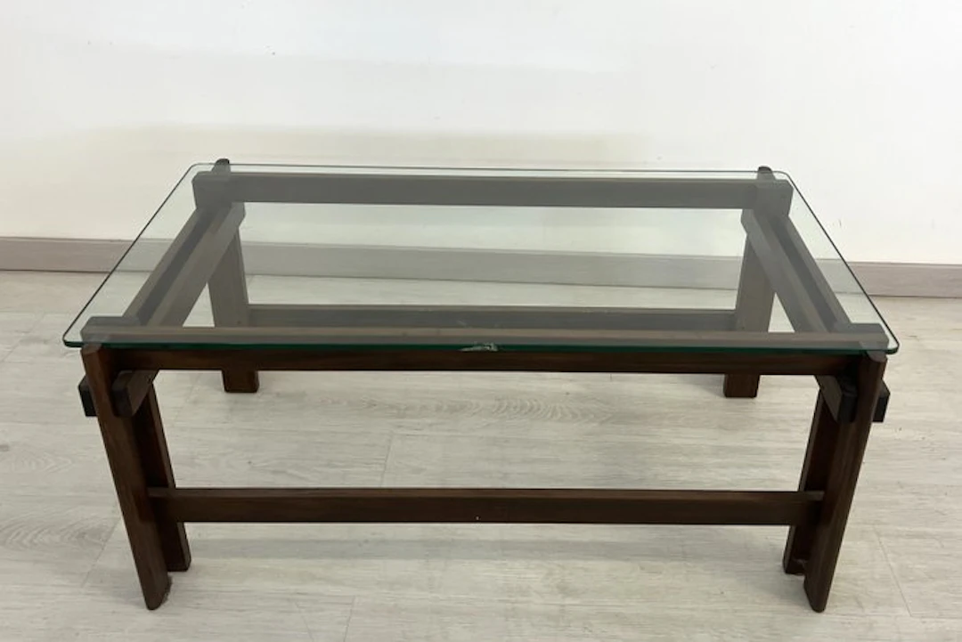 Coffee table - Wood, Glass