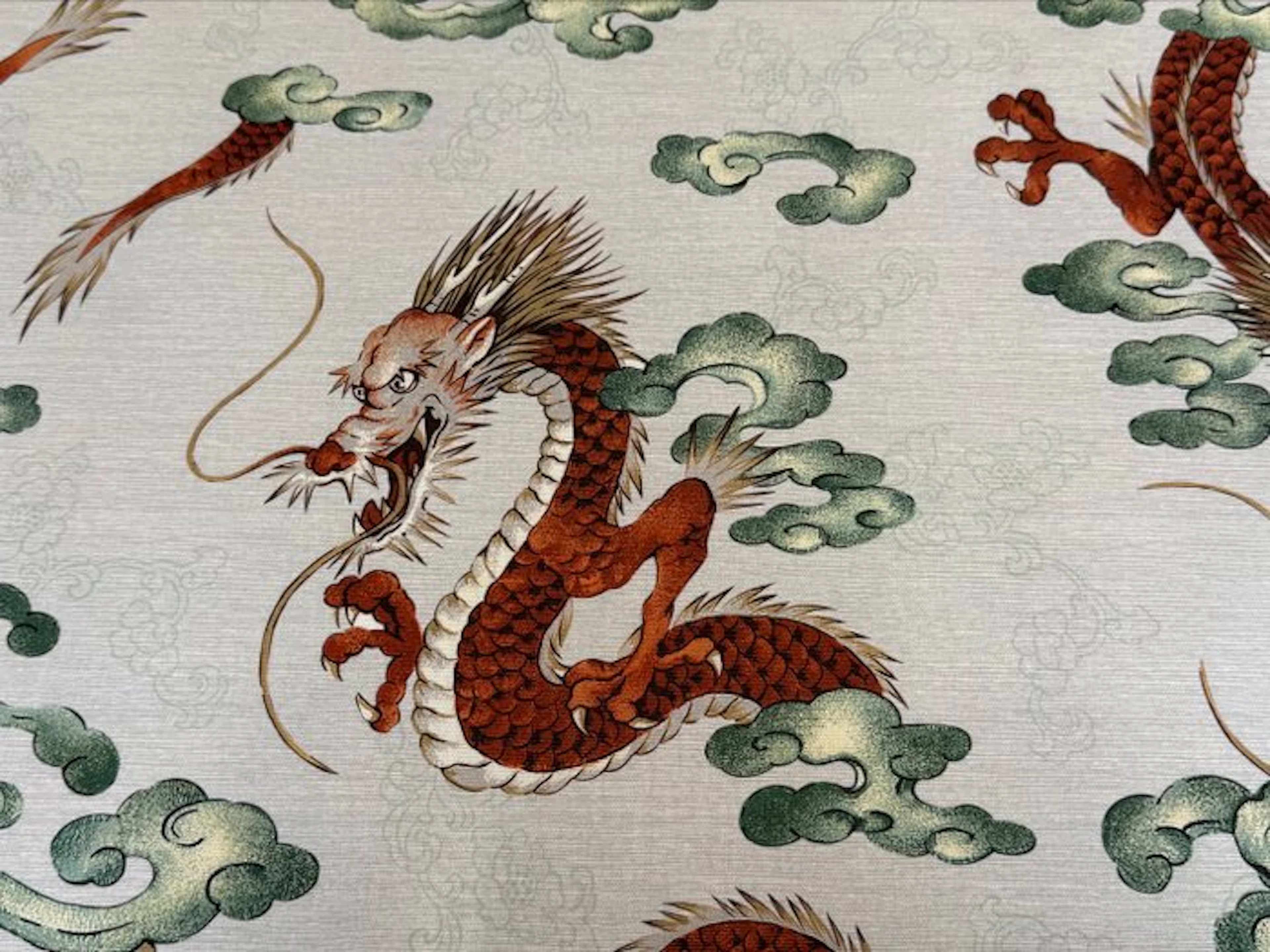 The Breath of the Imperial Dragon - Upholstery fabric - 3 m - 2.8 m