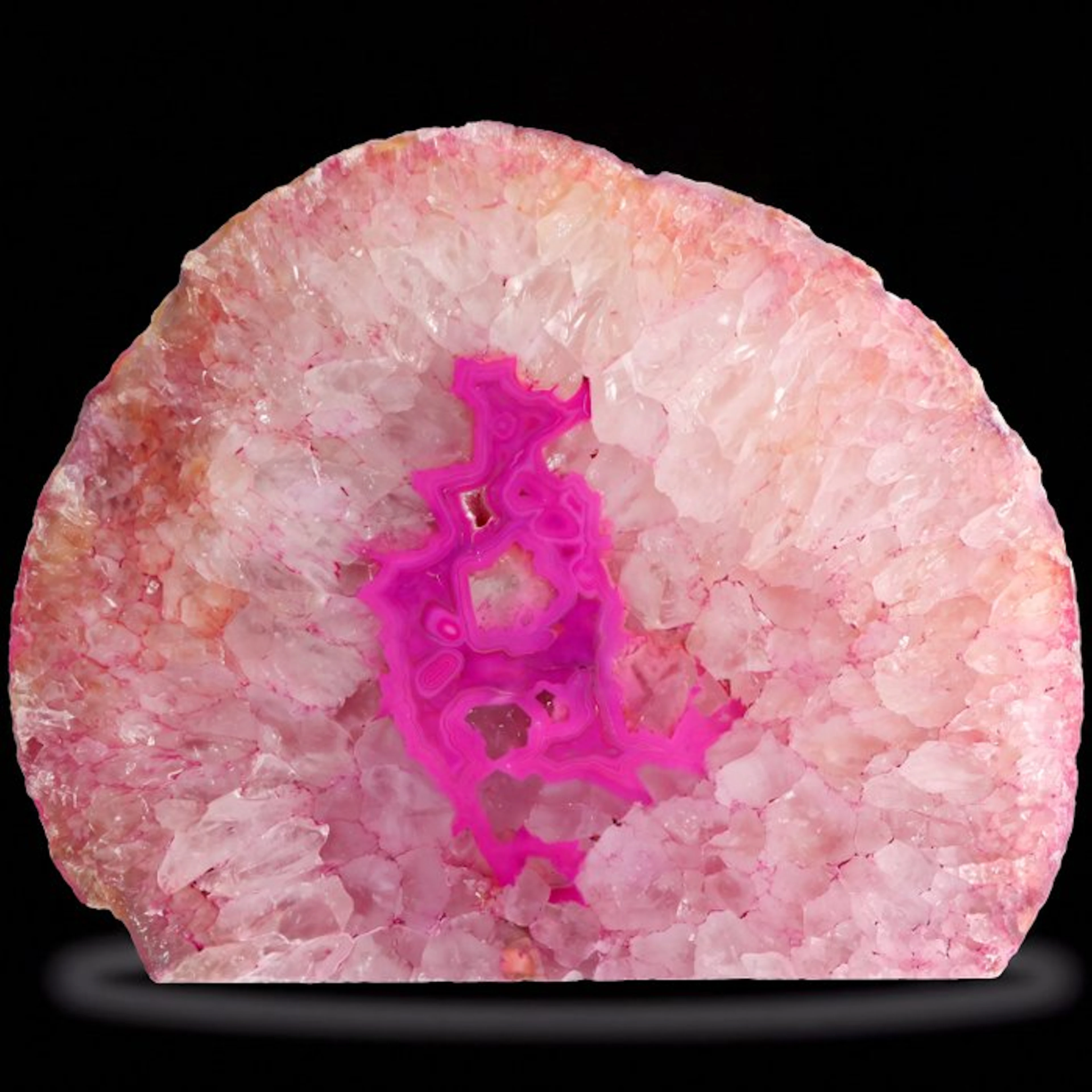 XL Pink Agate - 24x28x12 cm - Geode- 6.9 kg