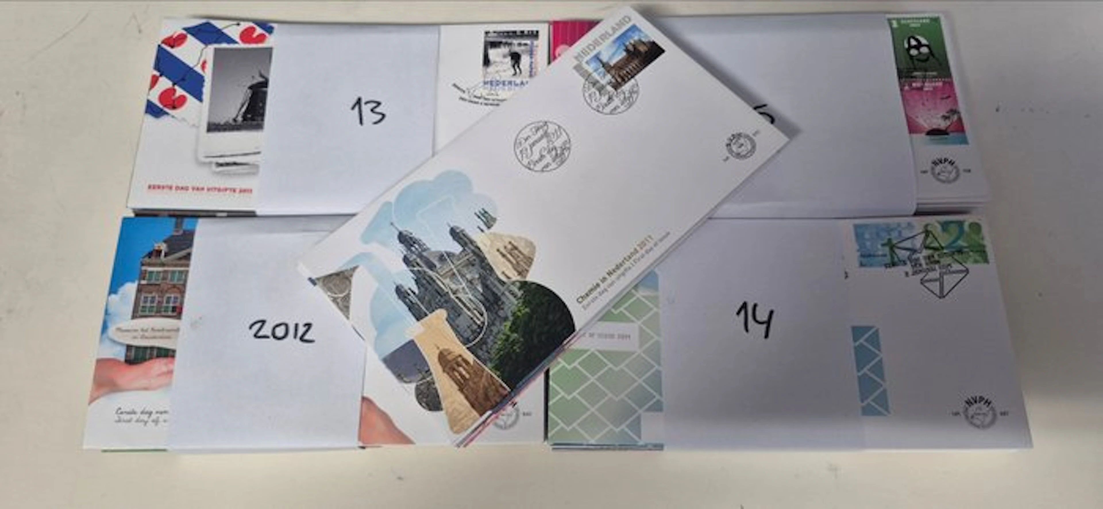 Netherlands 2011/2015 - FDC's 2011-2015 E622-E725 Blanco Open Klep