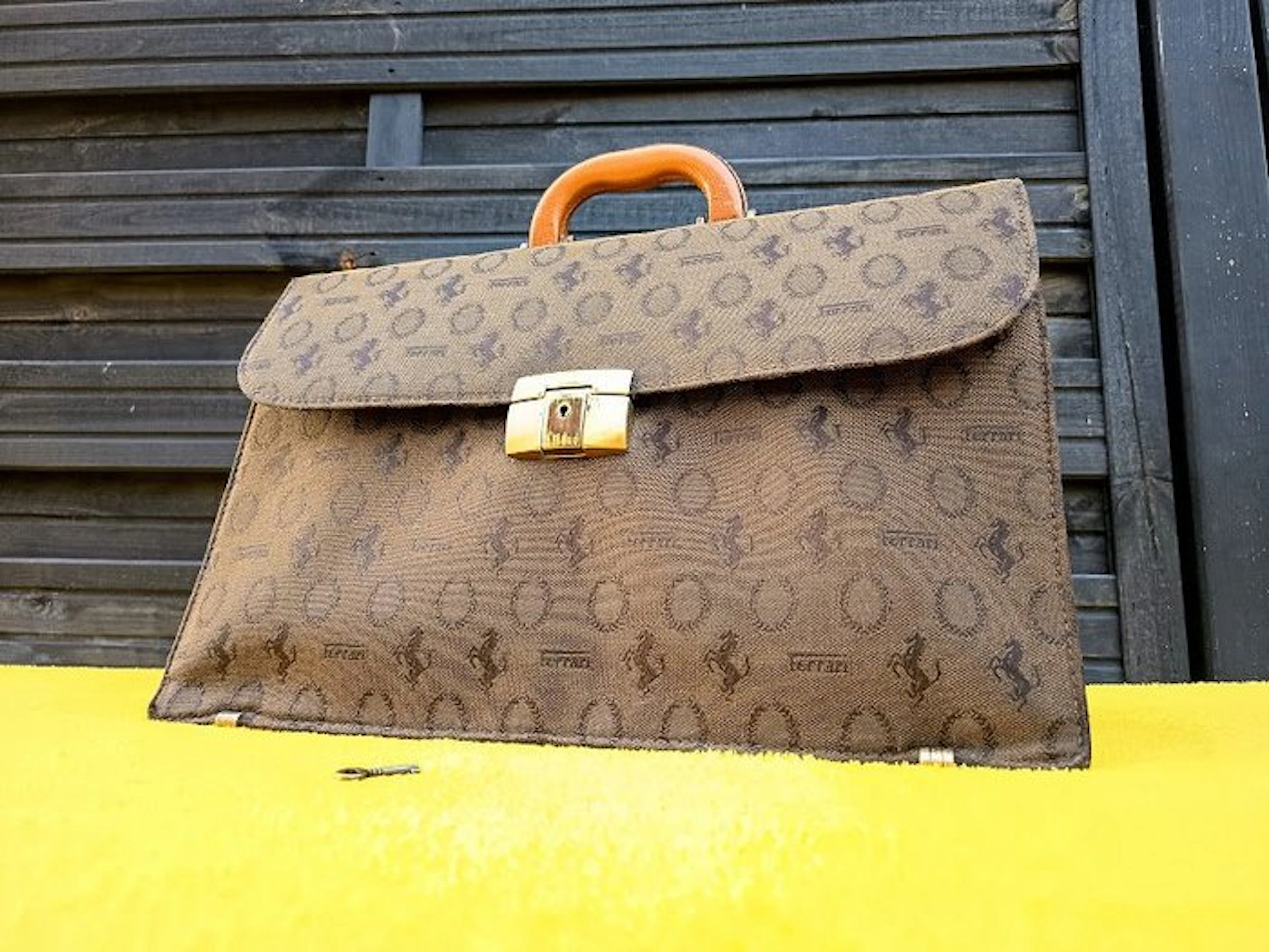 Bag - Ferrari - Sacoche cartable vintage année 70/80...