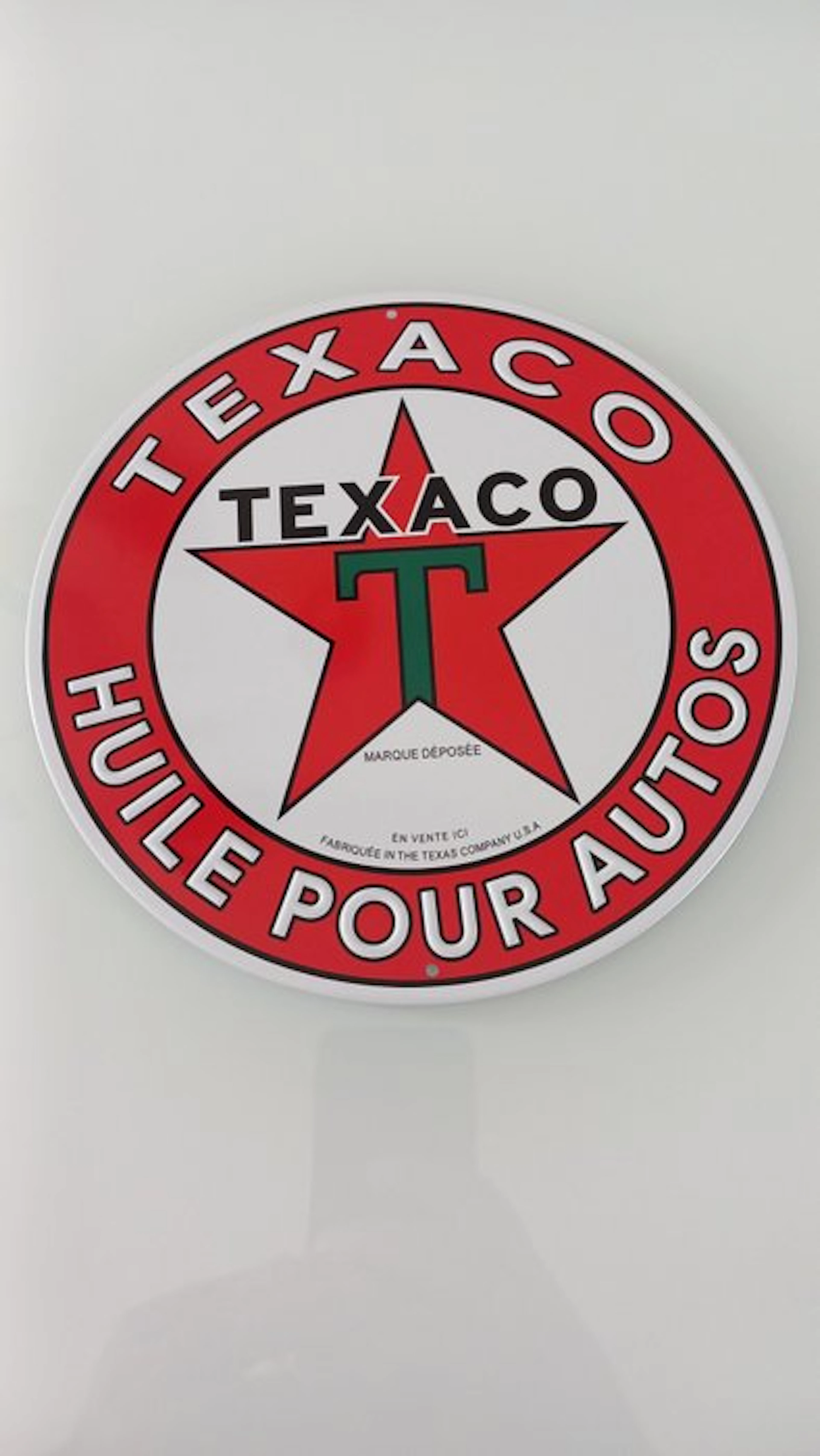 Texaco advertising sign - Advertising sign - Aluminium, Metal