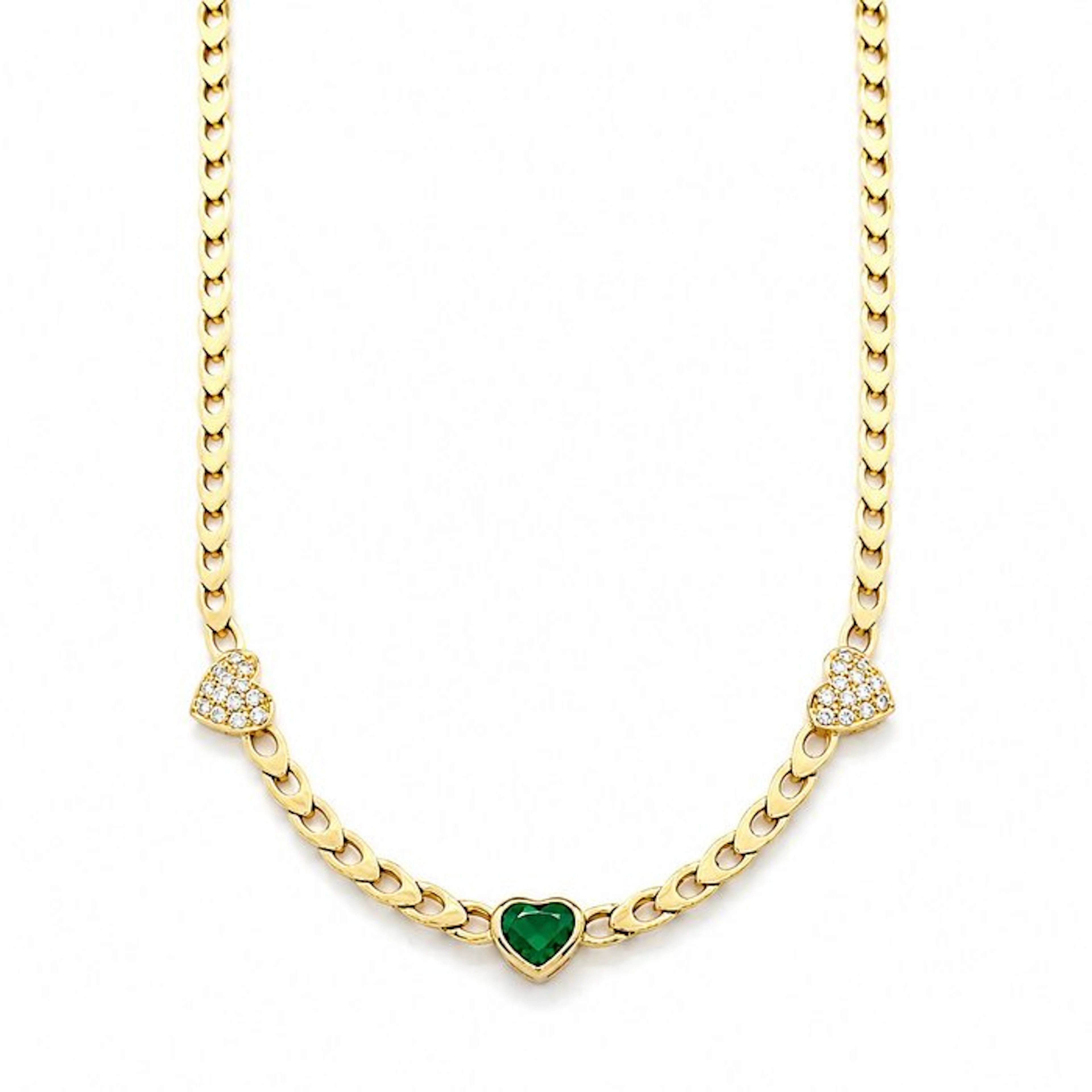 Necklace with pendant - 18 kt