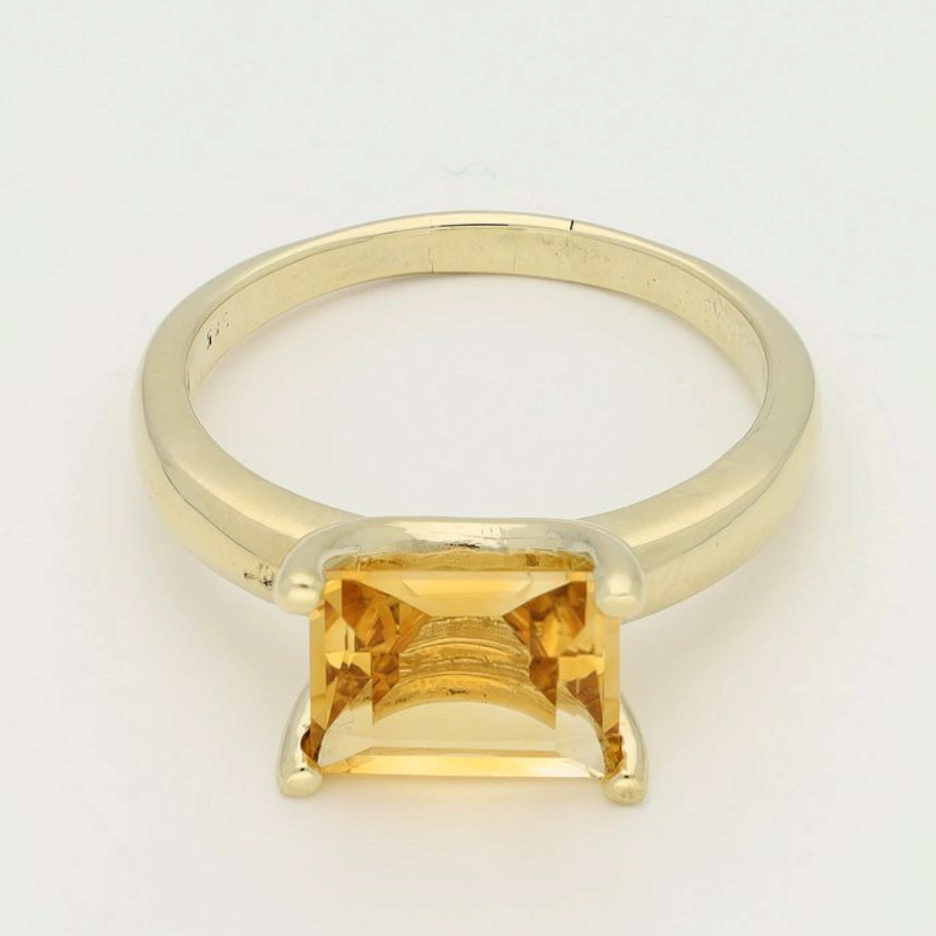 Ring - 14 kt. Yellow gold - Citrine