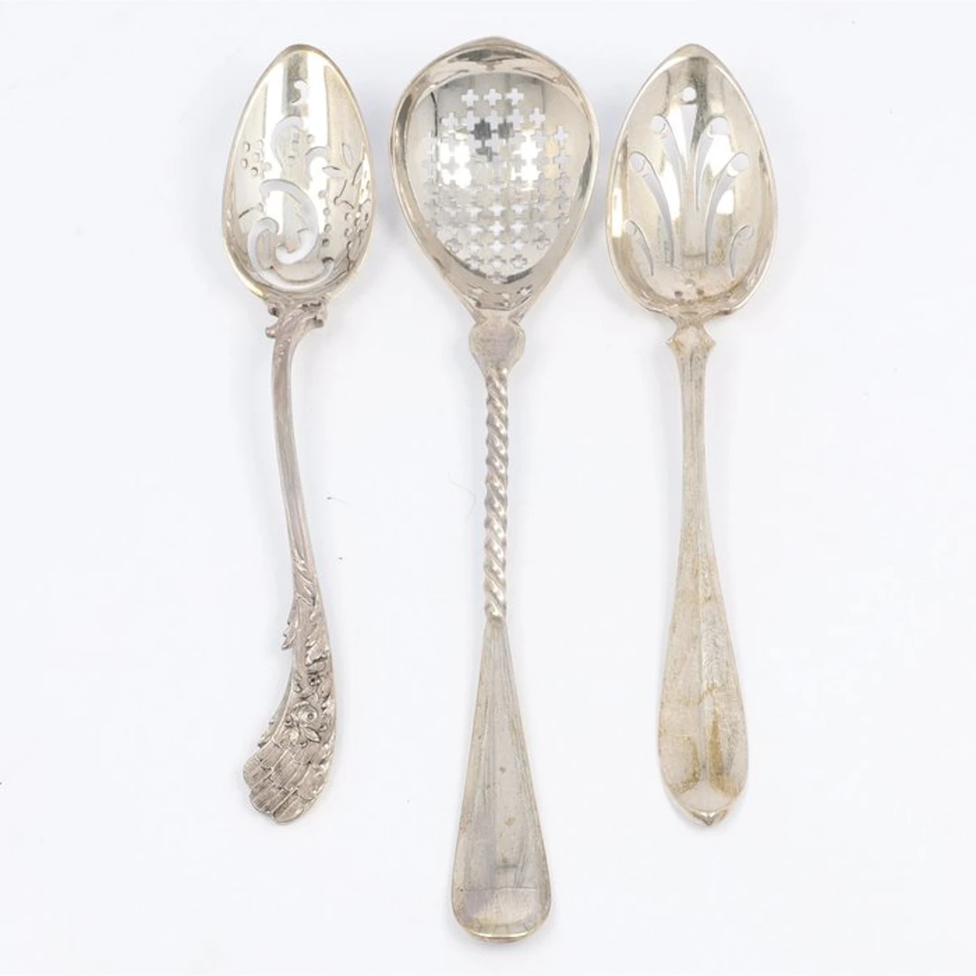 Olijvenlepels - 19e / 20e eeuw - Serving utensil (3) - .833 silver - 1850-1900
