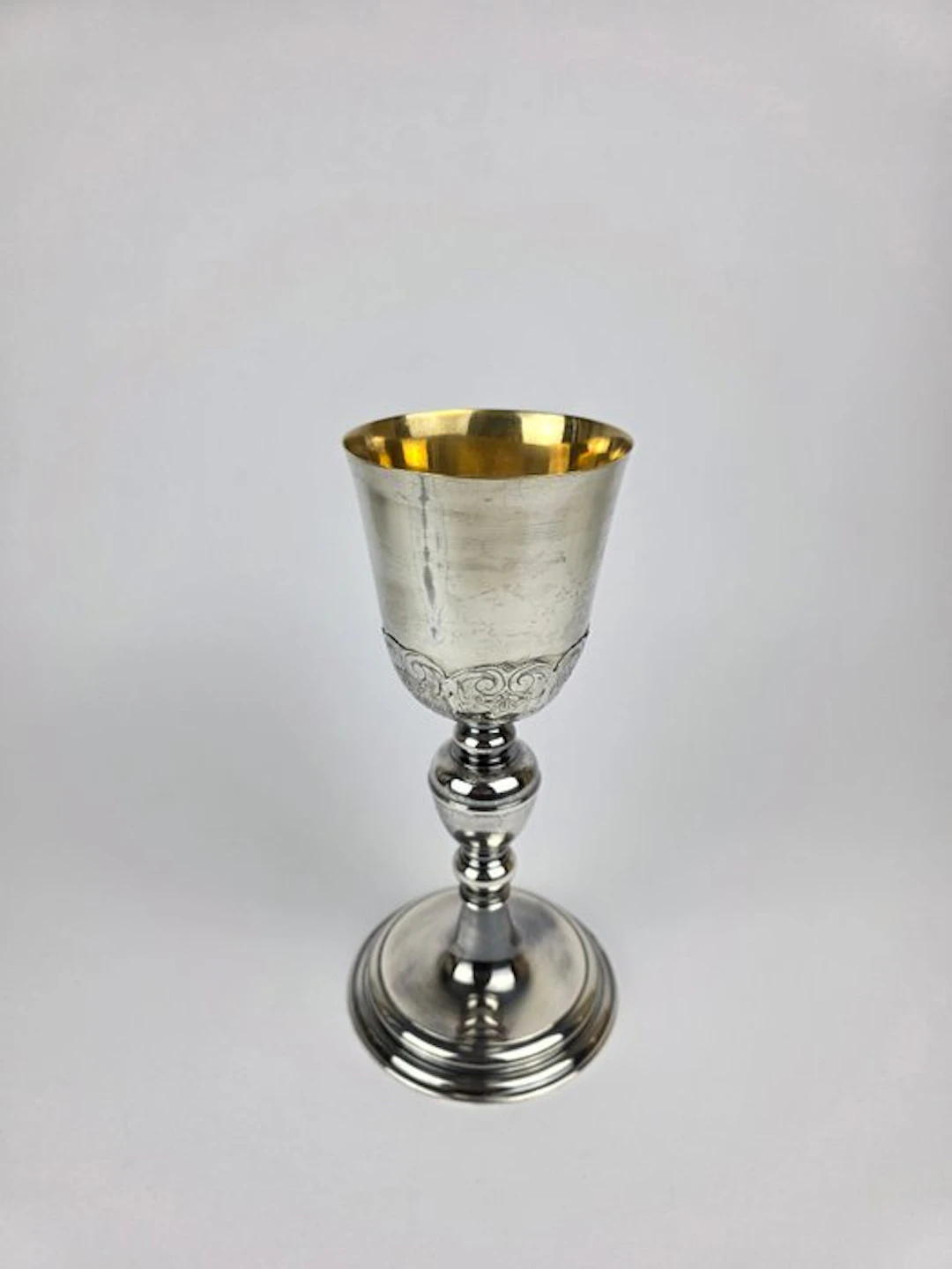 Chalice - Silver, Metal - Liturgical, 19th century.