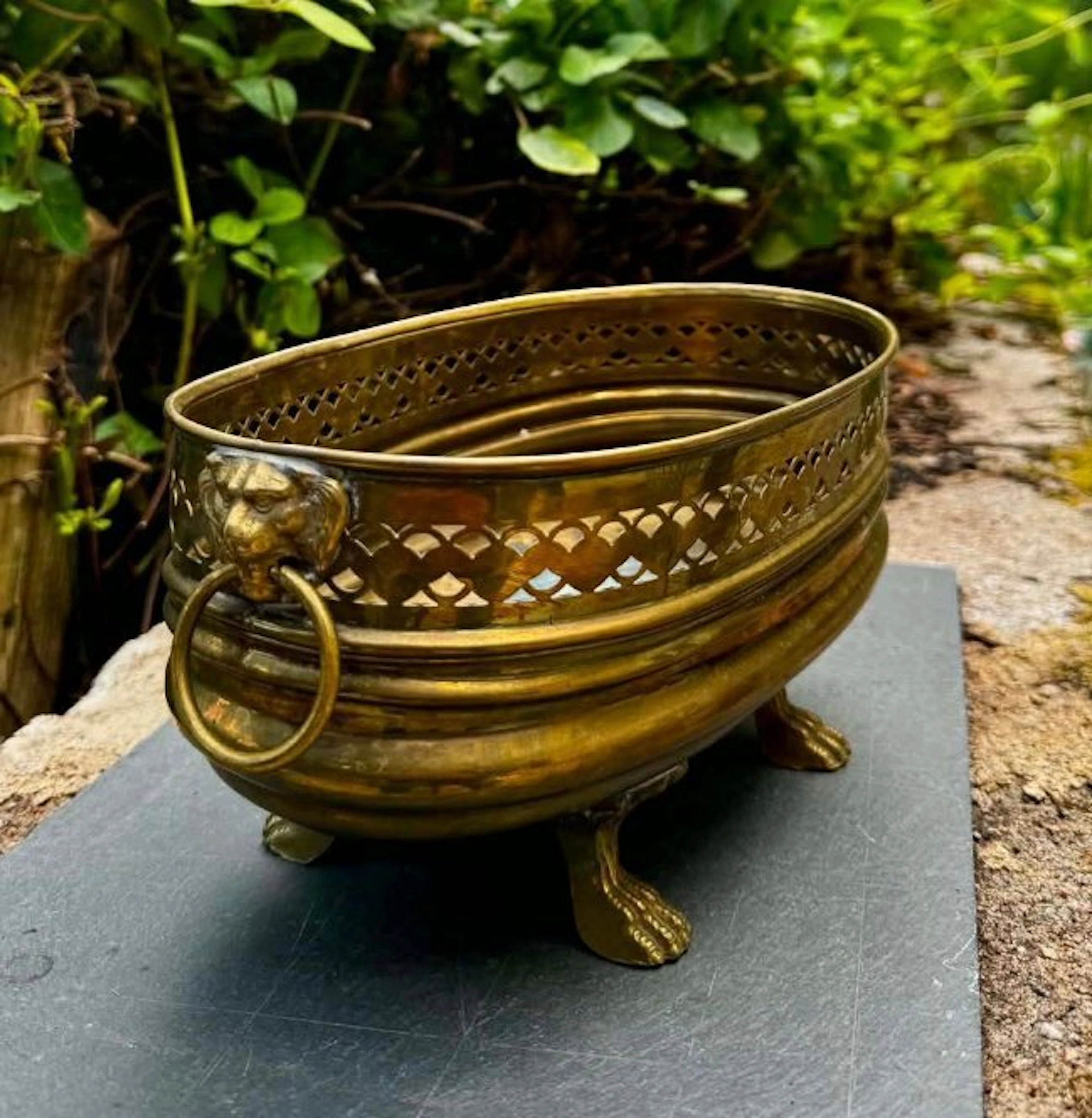 Jardinière - Brass - Art Nouveau
