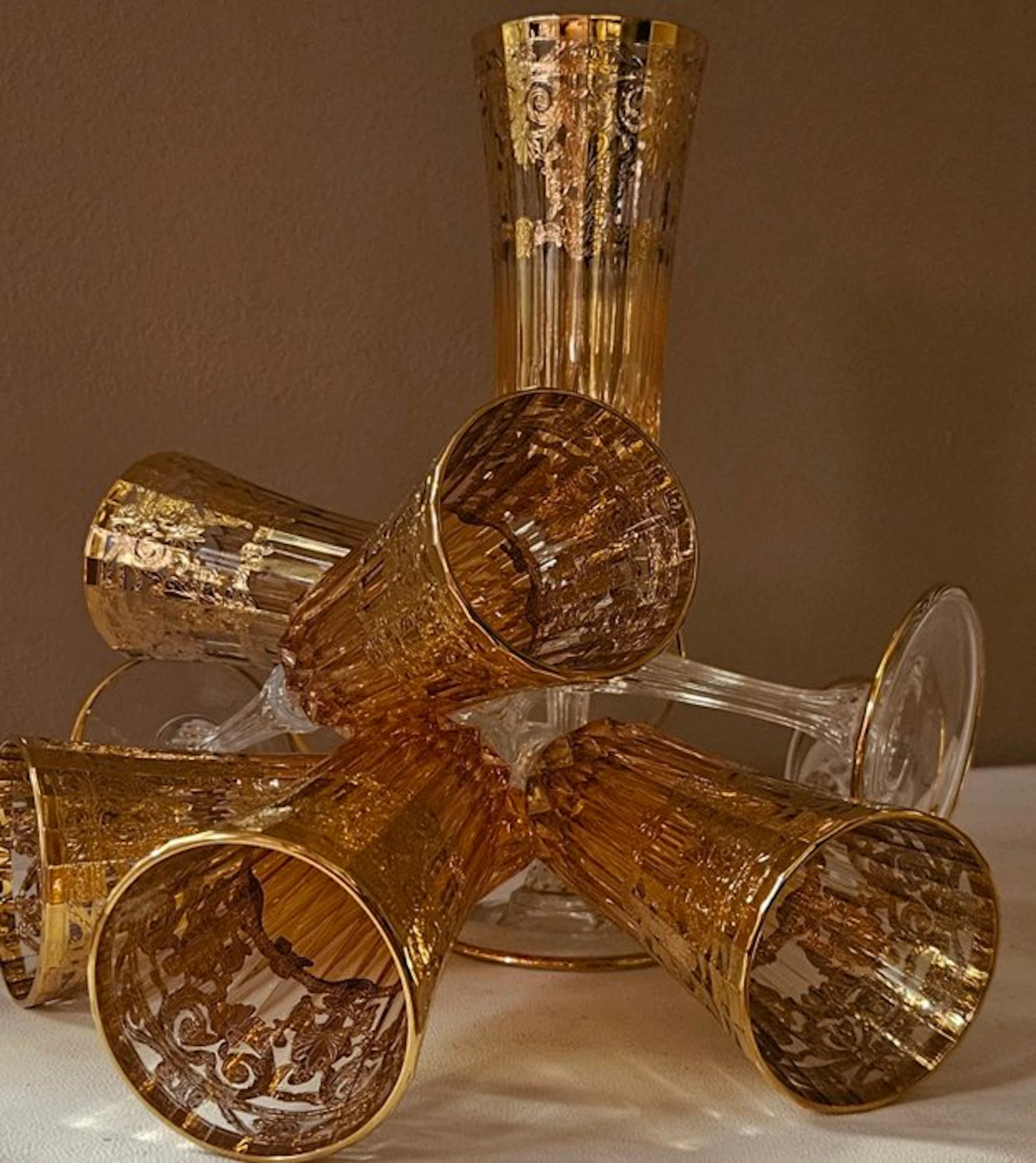 ISMIE LUX - Drinking service (6) - Superior luxury amber...