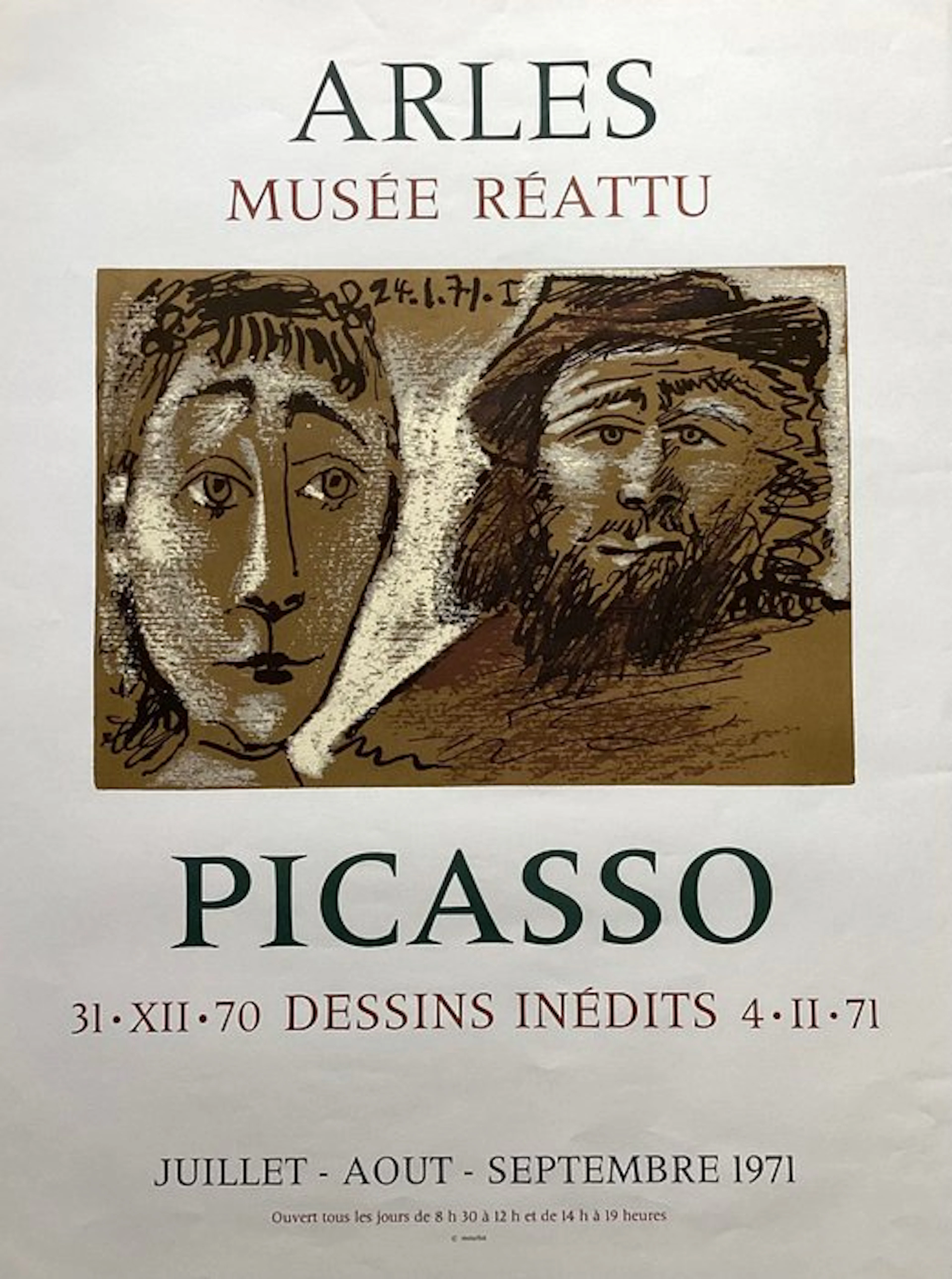 Pablo Picasso (1881-1973) - Arles Musée Réattu - 1971...