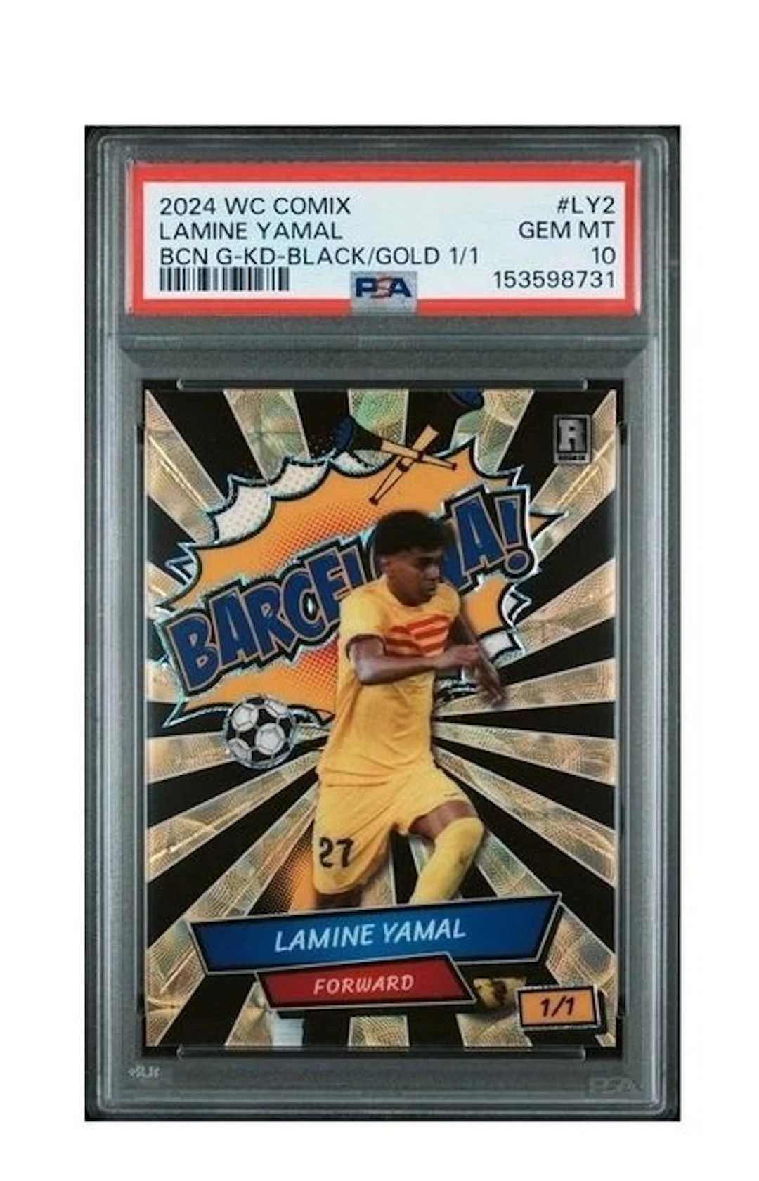 2024 Wild BCN G-KD-BLACK/GOLD Lamine Yamal #LY2 One of one