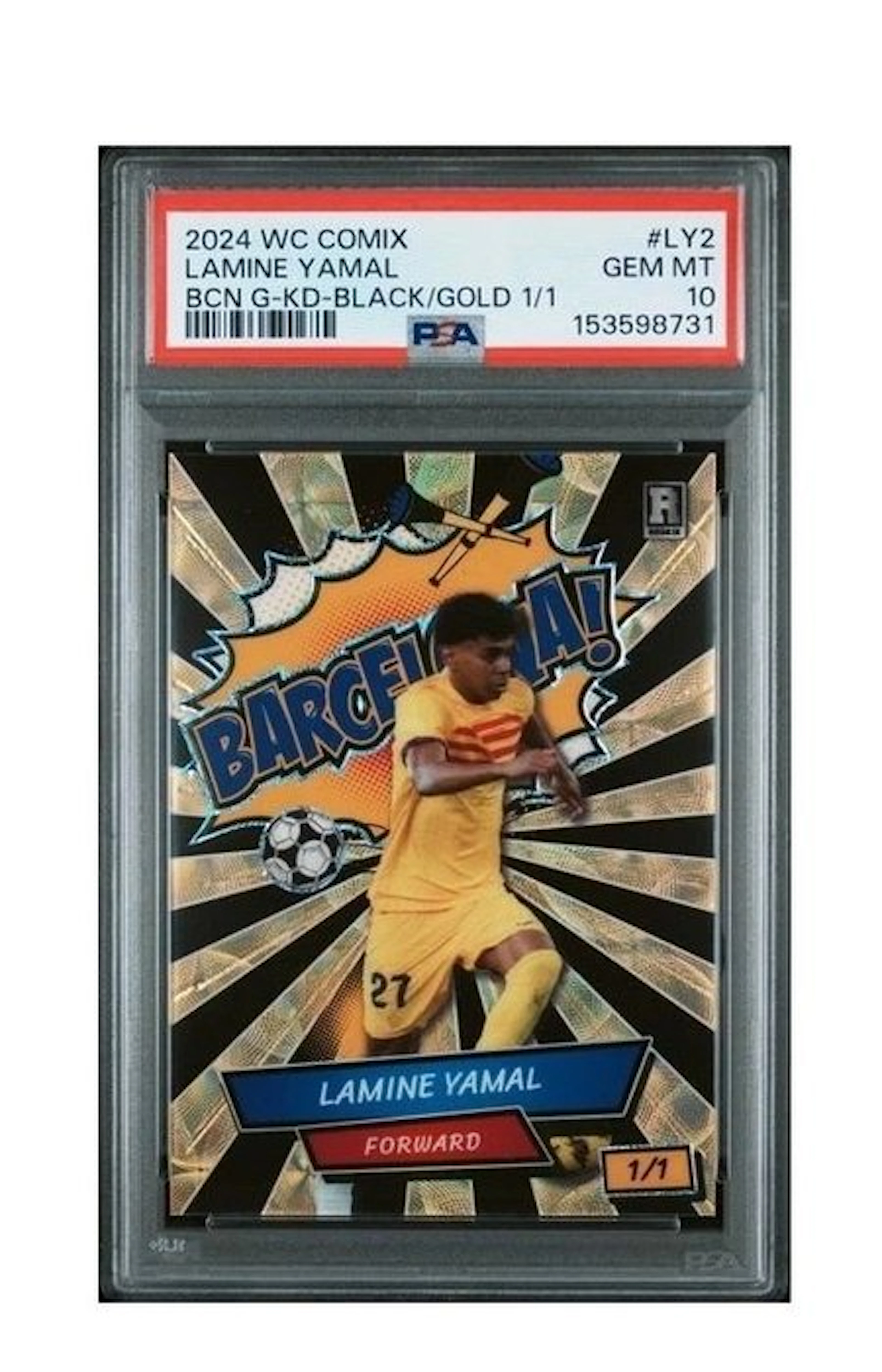 2024 Wild BCN G-KD-BLACK/GOLD Lamine Yamal #LY2 One of one