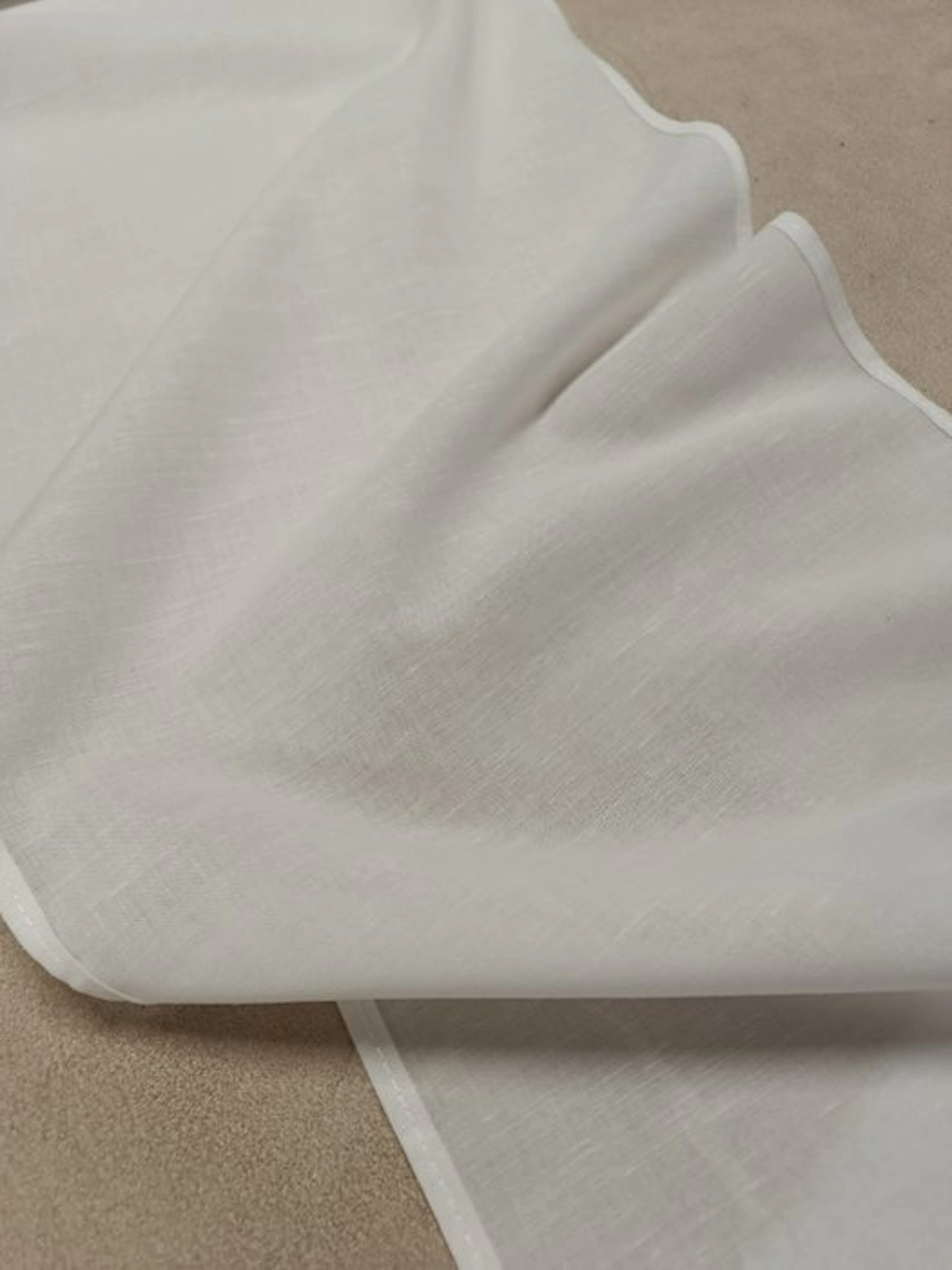 Bellissimo misto lino bianco made in Italy - Upholstery...