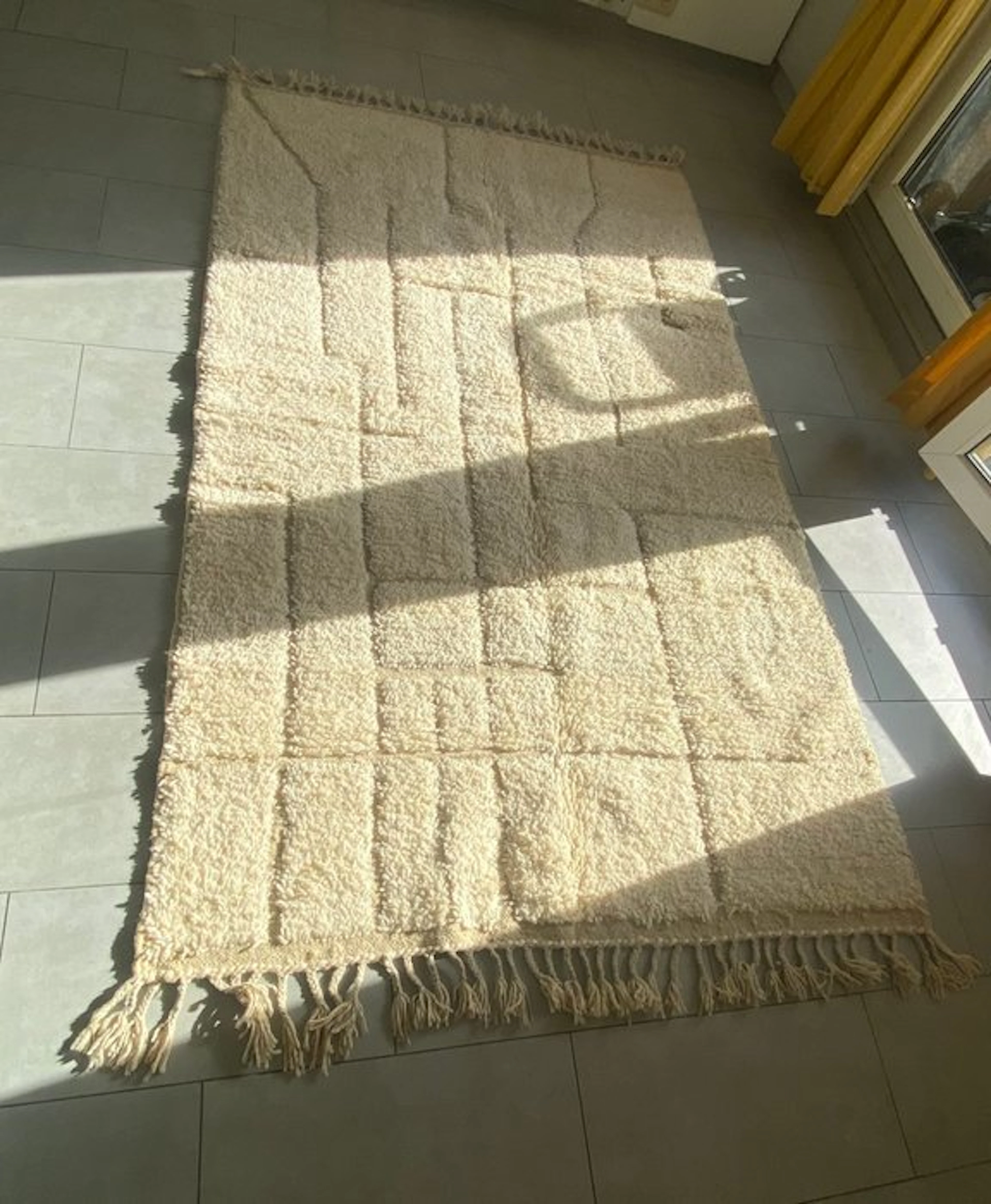 “Pure Elegance” - Authentic Handmade Berber Carpet - Rug...