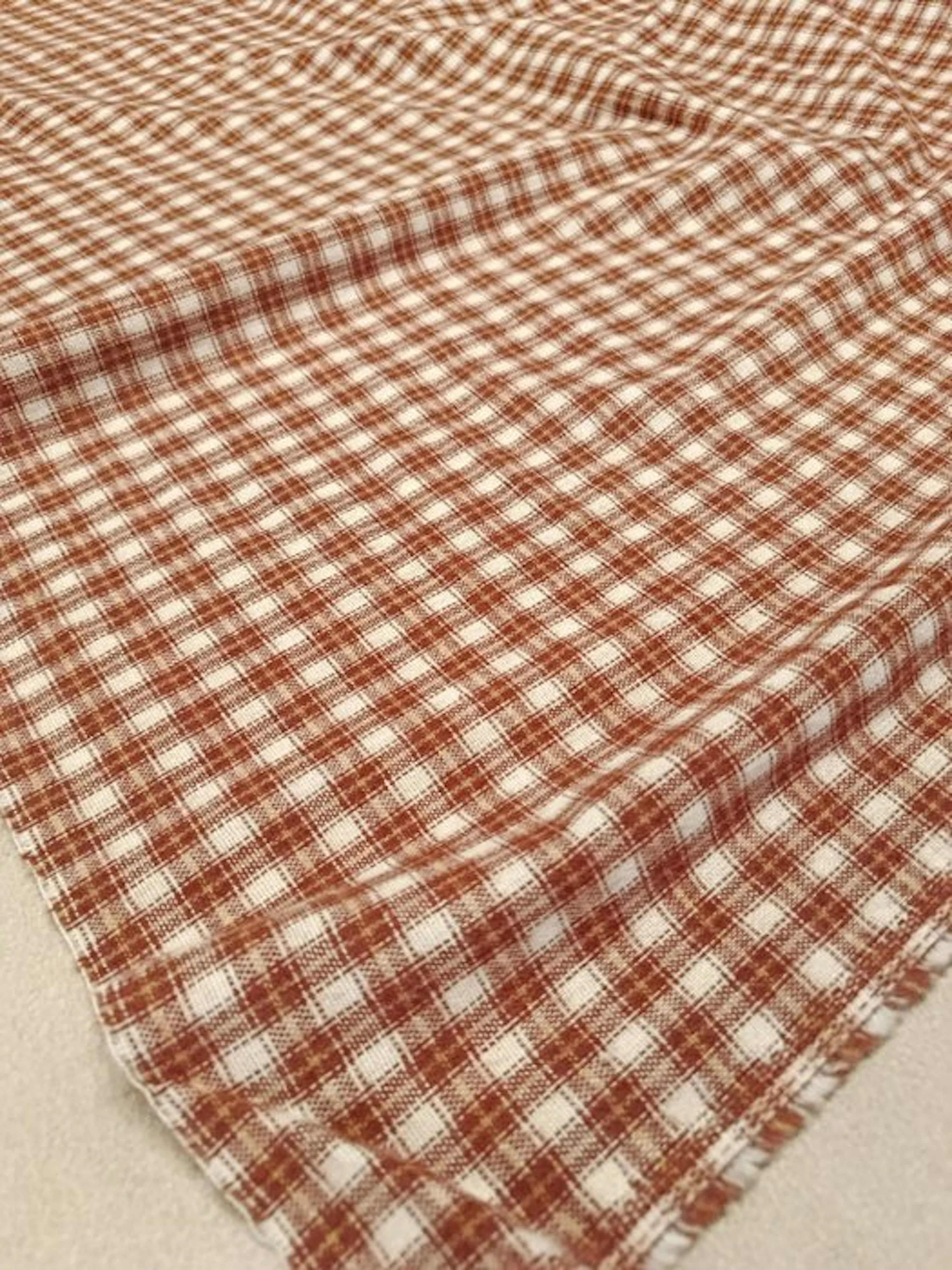 Stupenda lana leggera a quadretti - Textile (2) - 630 cm - 145 cm