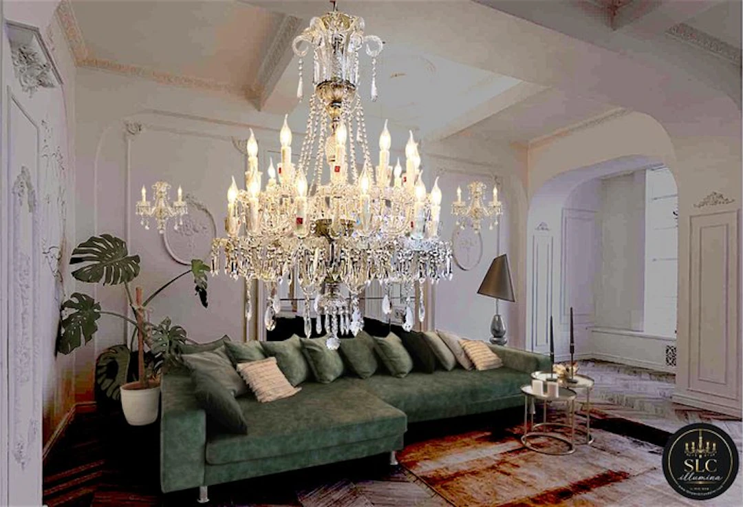 SLC Illumina - MG - Chandelier (3) - Crystal - Malody c/2App