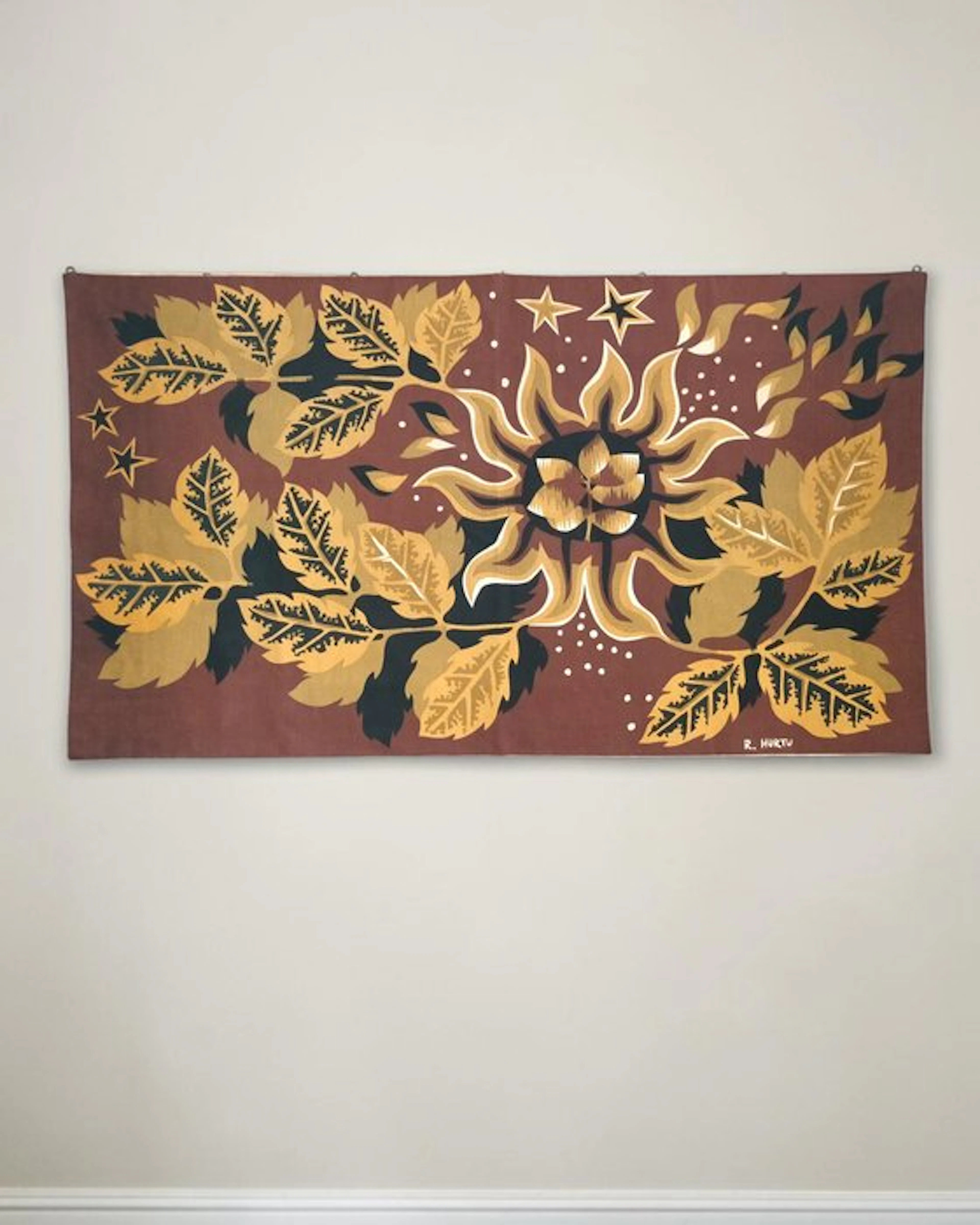 Raymond Hurtu - Tapestry - 66 cm - 166 cm - Heliotrope