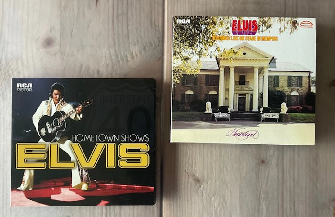 Elvis Presley - 4 Concerts - Lot of 2 double Live CDs –...