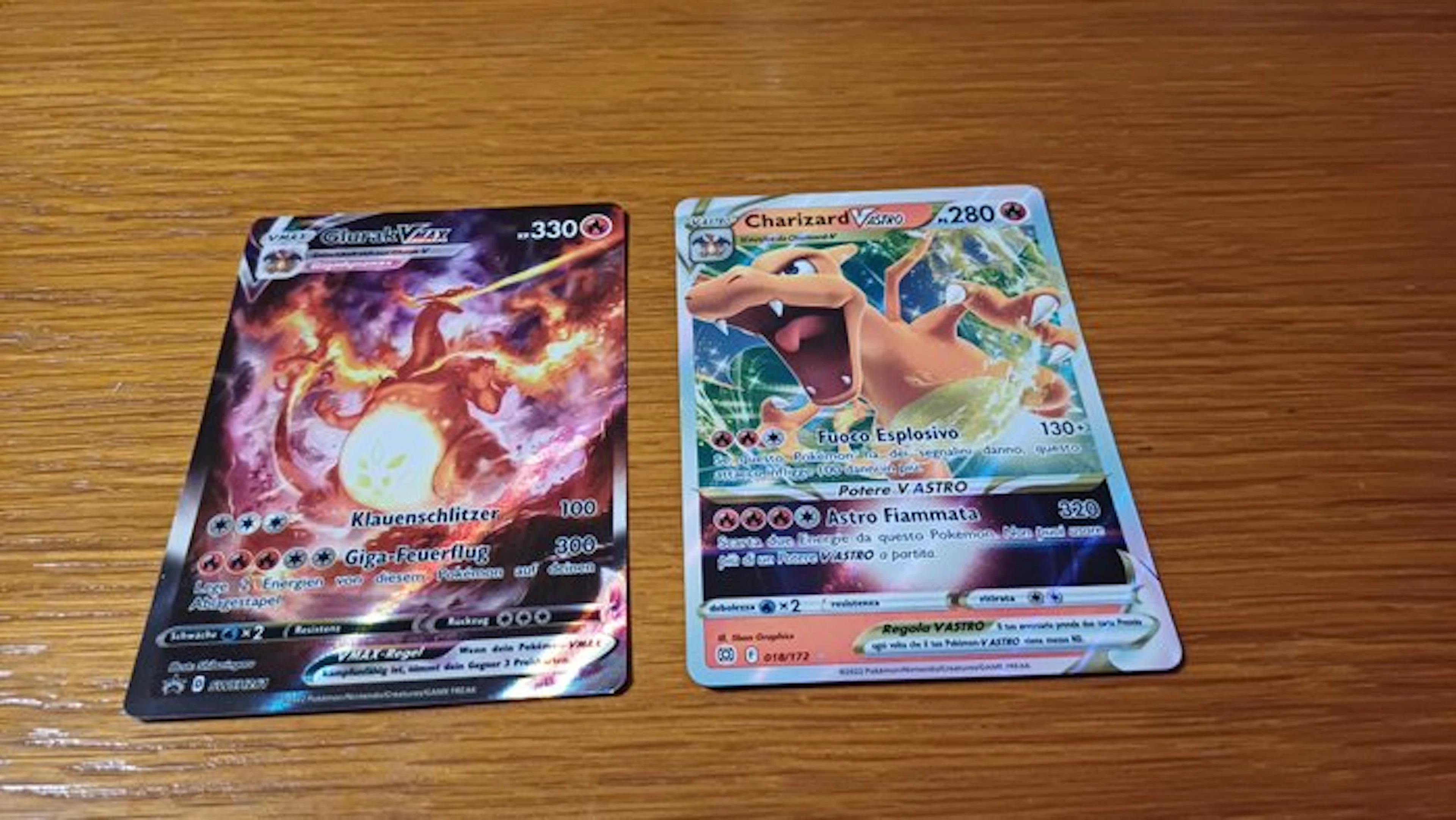 Pokémon - 2 Card - Charizard VASTRO 018/172 SWSH261 Full art