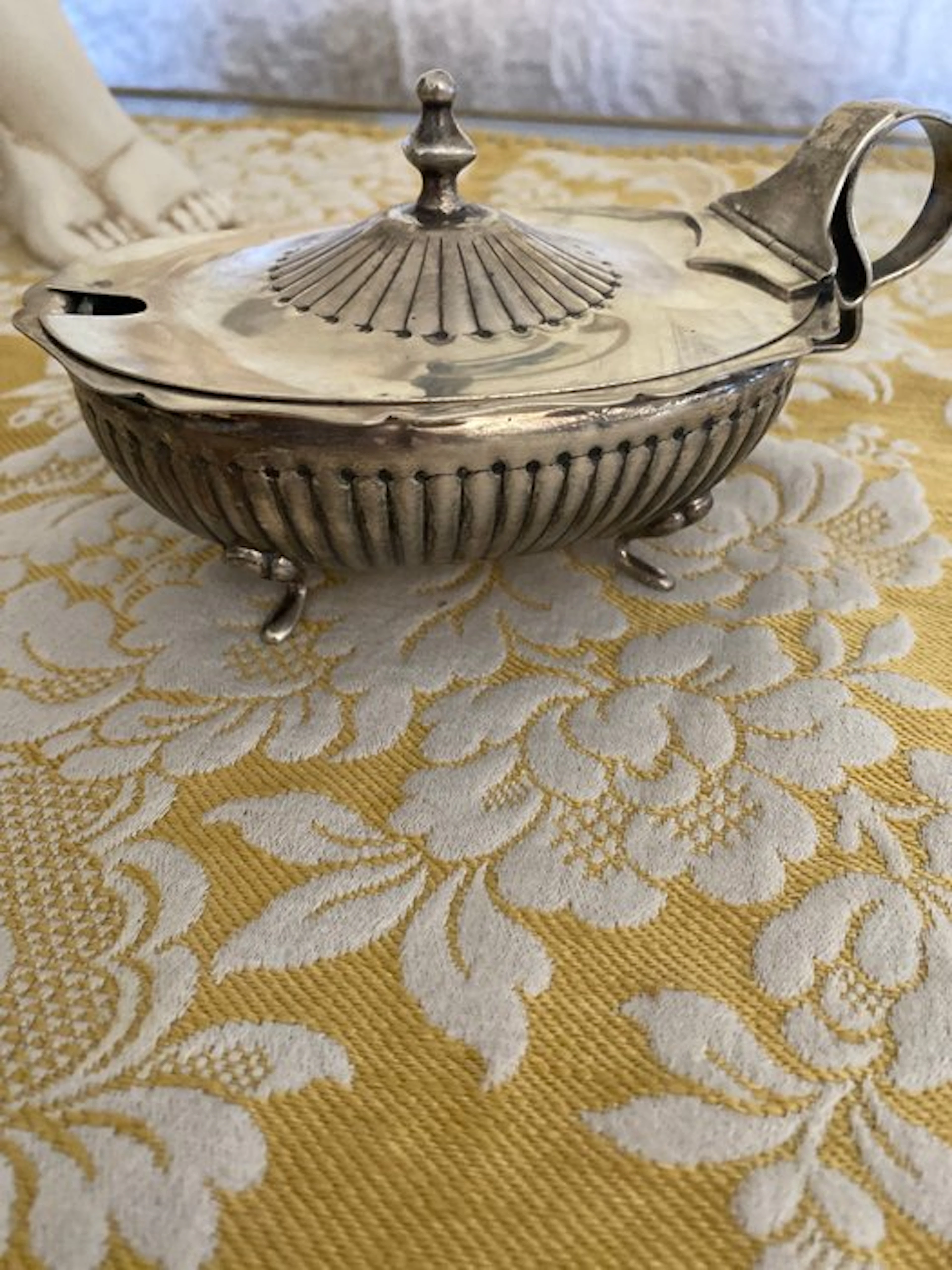 Gravy boat - .800 silver - Mostardiera Formaggera