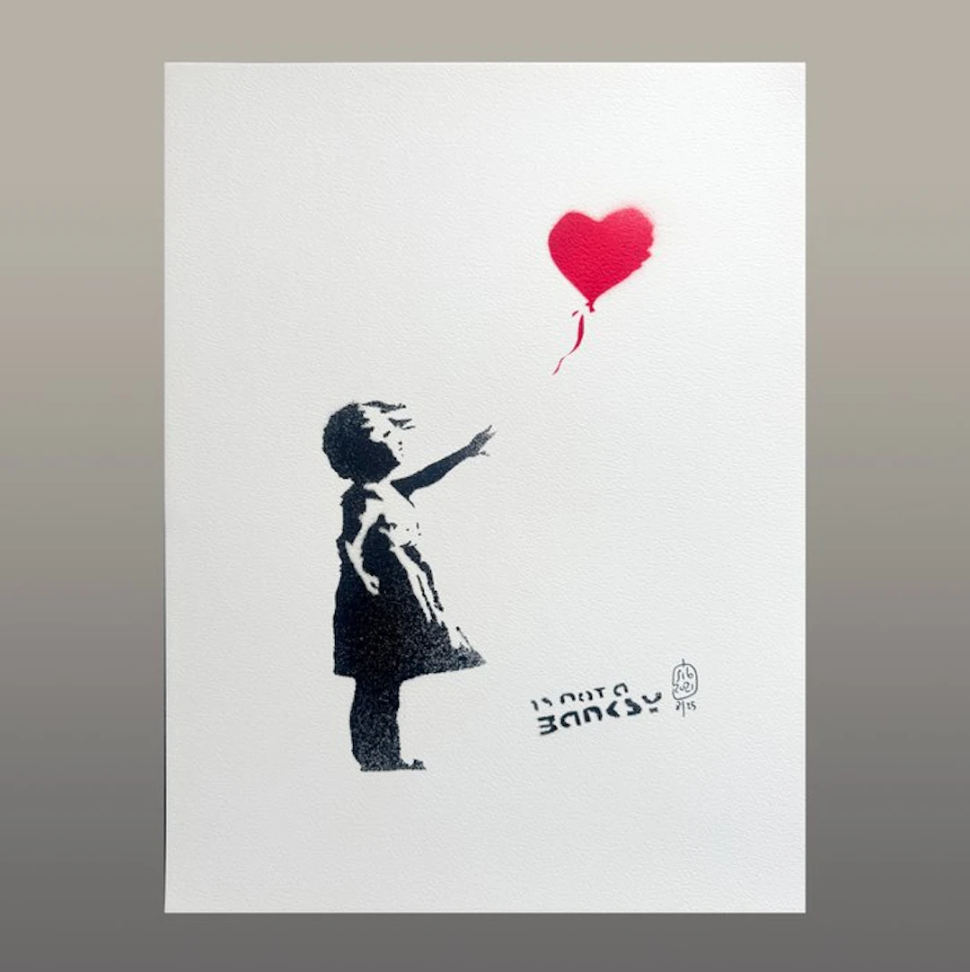 SiG Martin Sigwald The MagicArtist - Is not a Banksy /25 Canson Montval