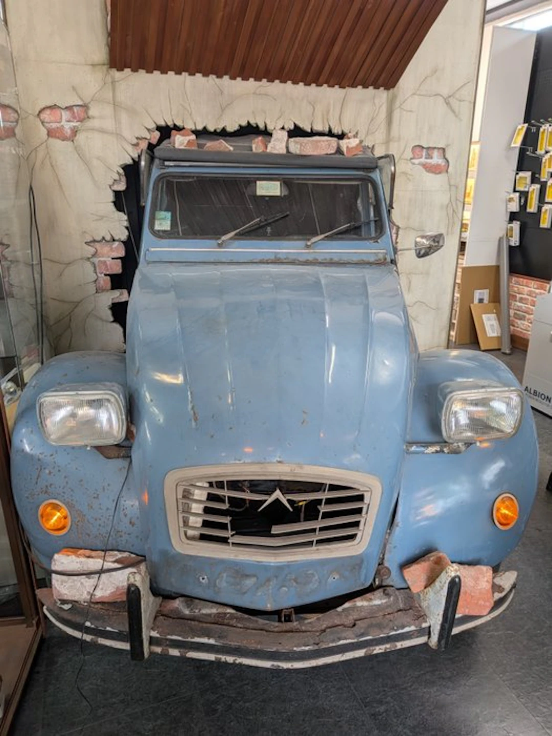 Steering device - Metal - Citroën 2CV – Halved