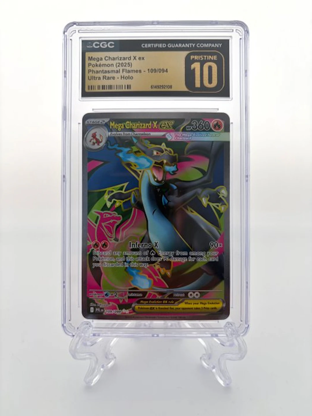 Pokémon - 1 Graded card - Mega Charizard X ex...
