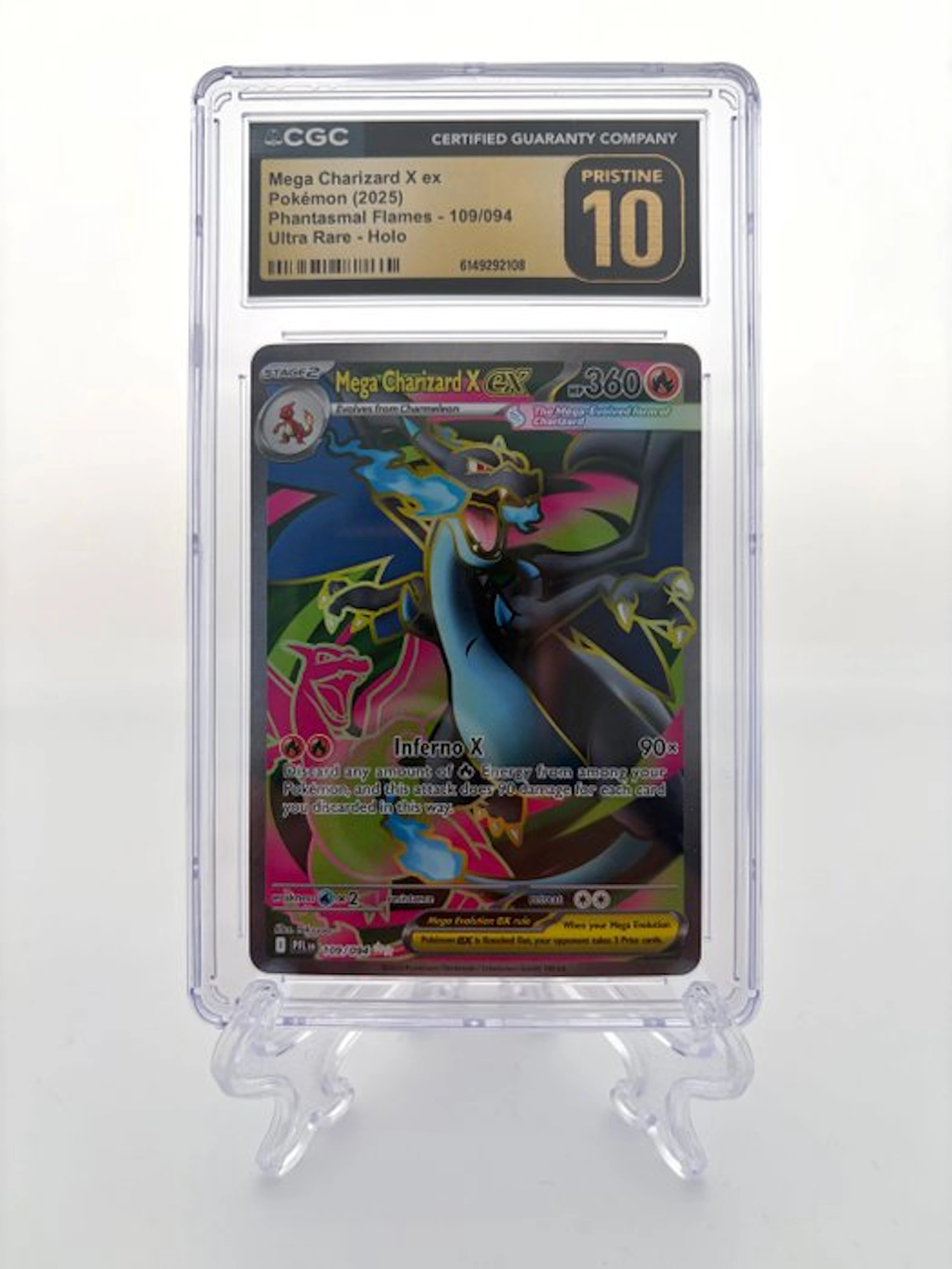 Pokémon - 1 Graded card - Mega Charizard X ex...