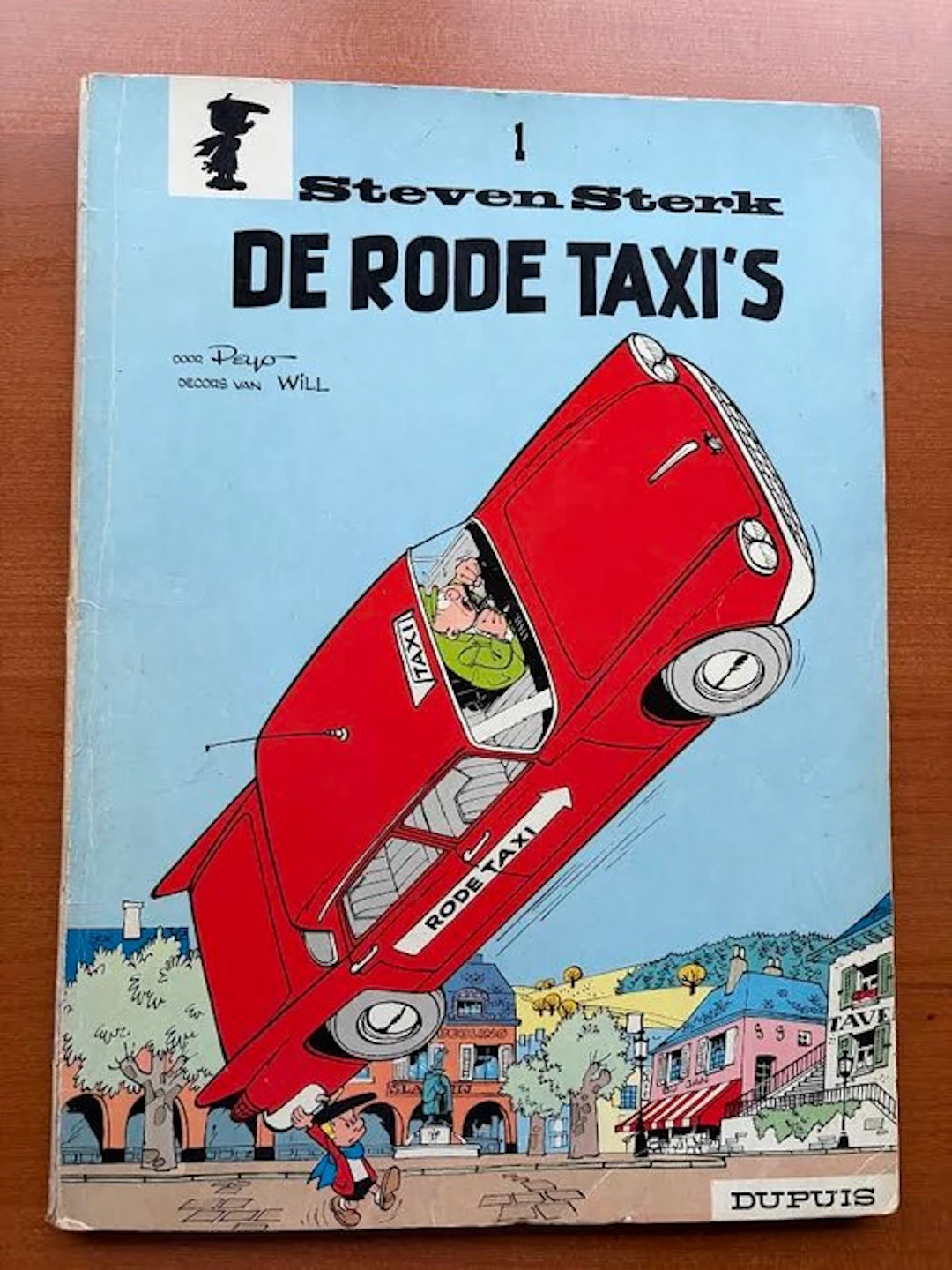 Steven Sterk 1 - De Rode Taxi's - 1 Album - First Belgian edition - 1962