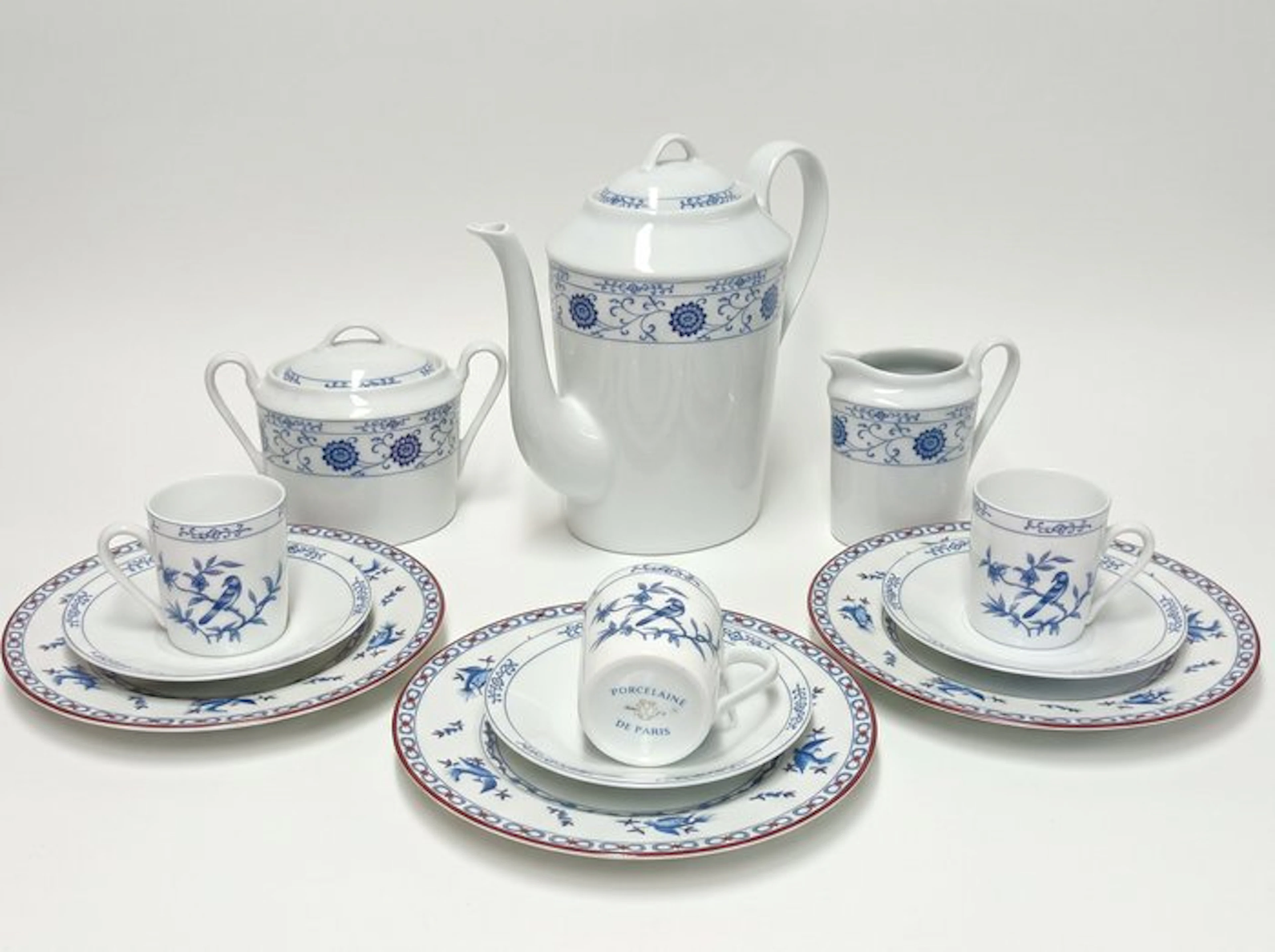 Porcelaine de Paris - Table service (21) - Porcelain...