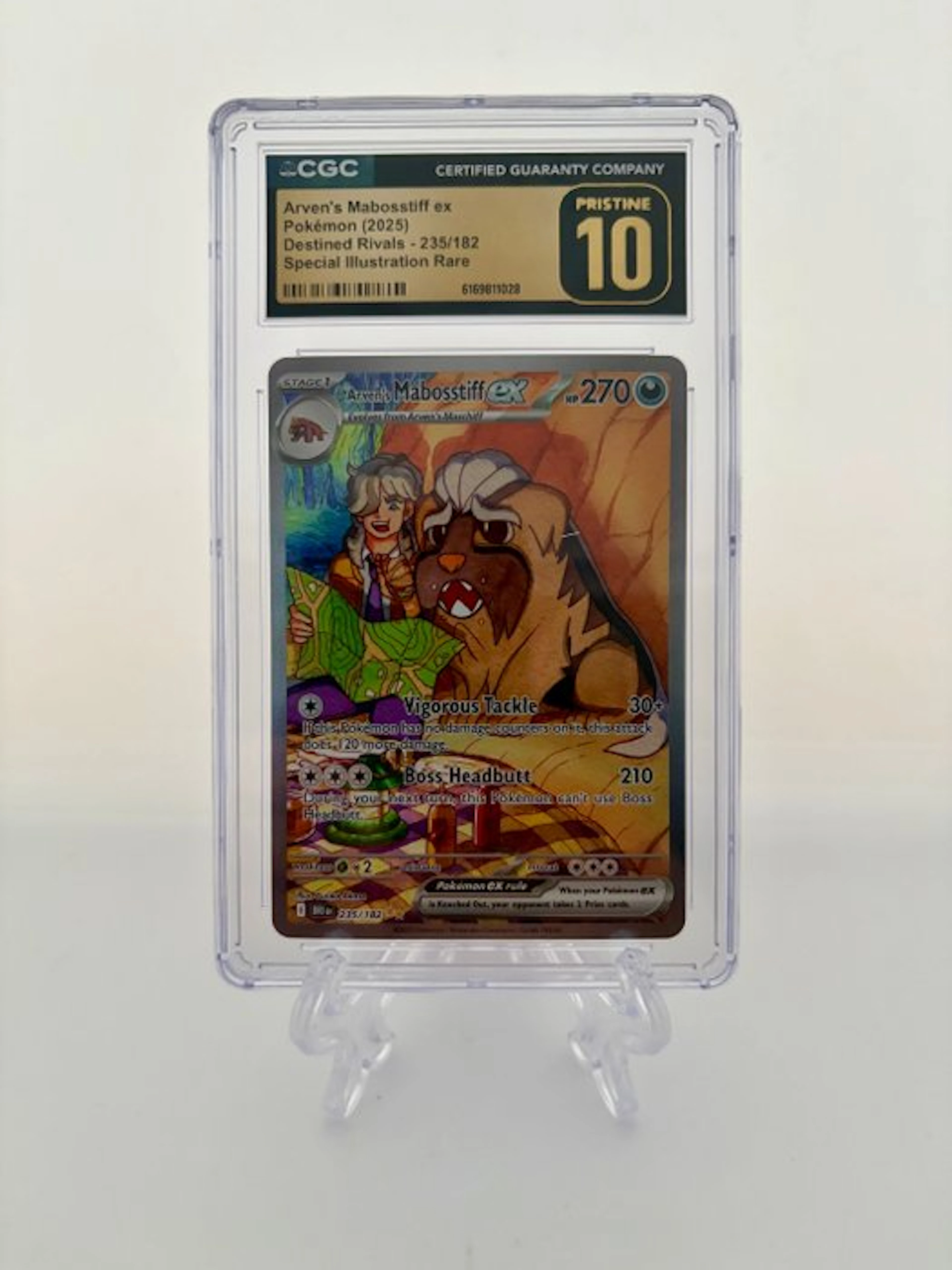 Pokémon - 1 Graded card - Arven's Mabostiff ex - Destined...