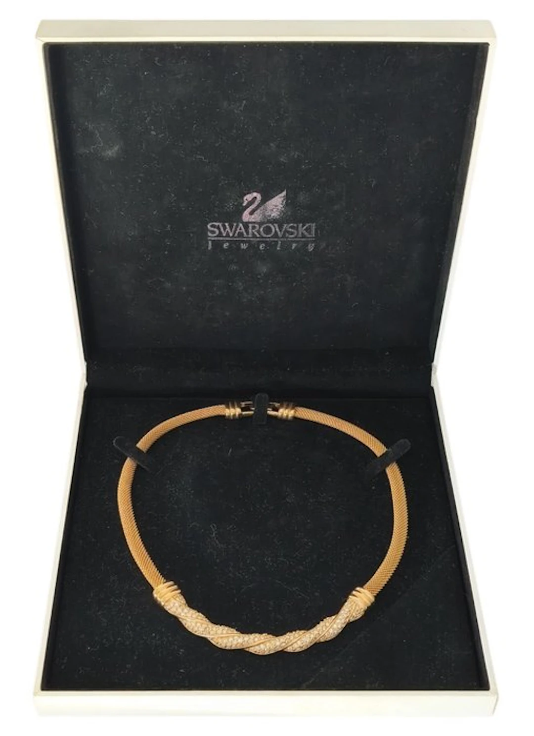 Swarovski - Gold-plated necklace - with box - Necklace