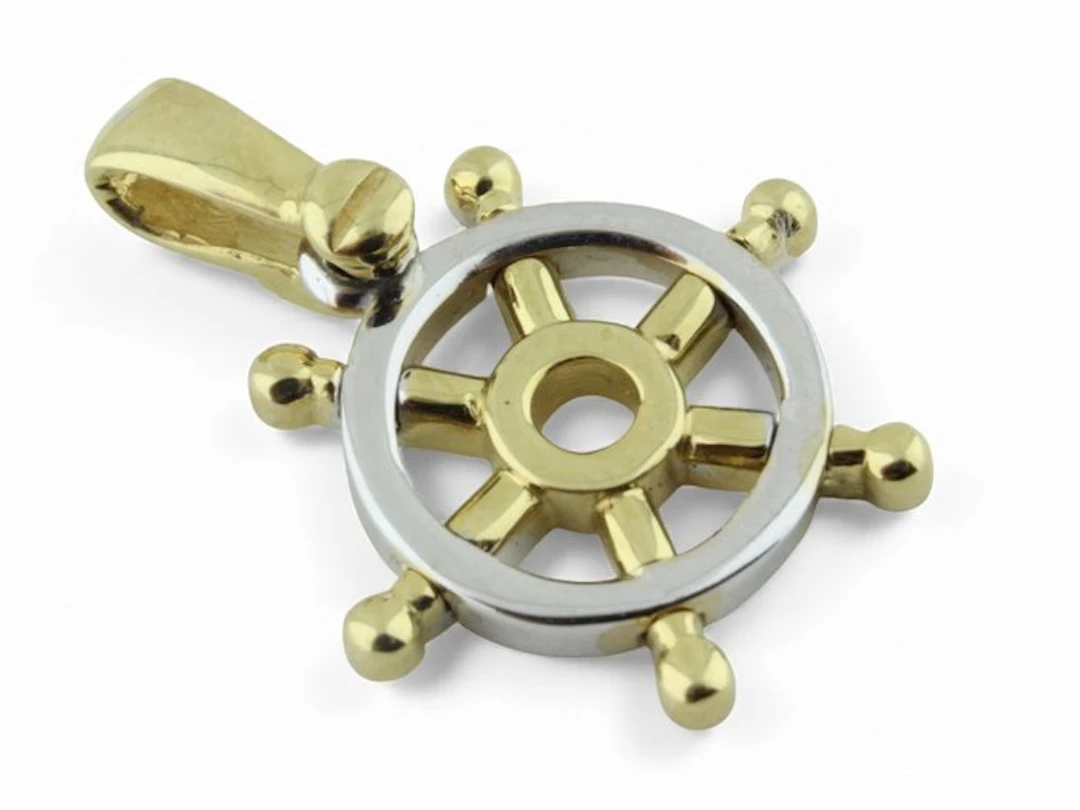Pendant - 18 kt. Yellow gold, White gold