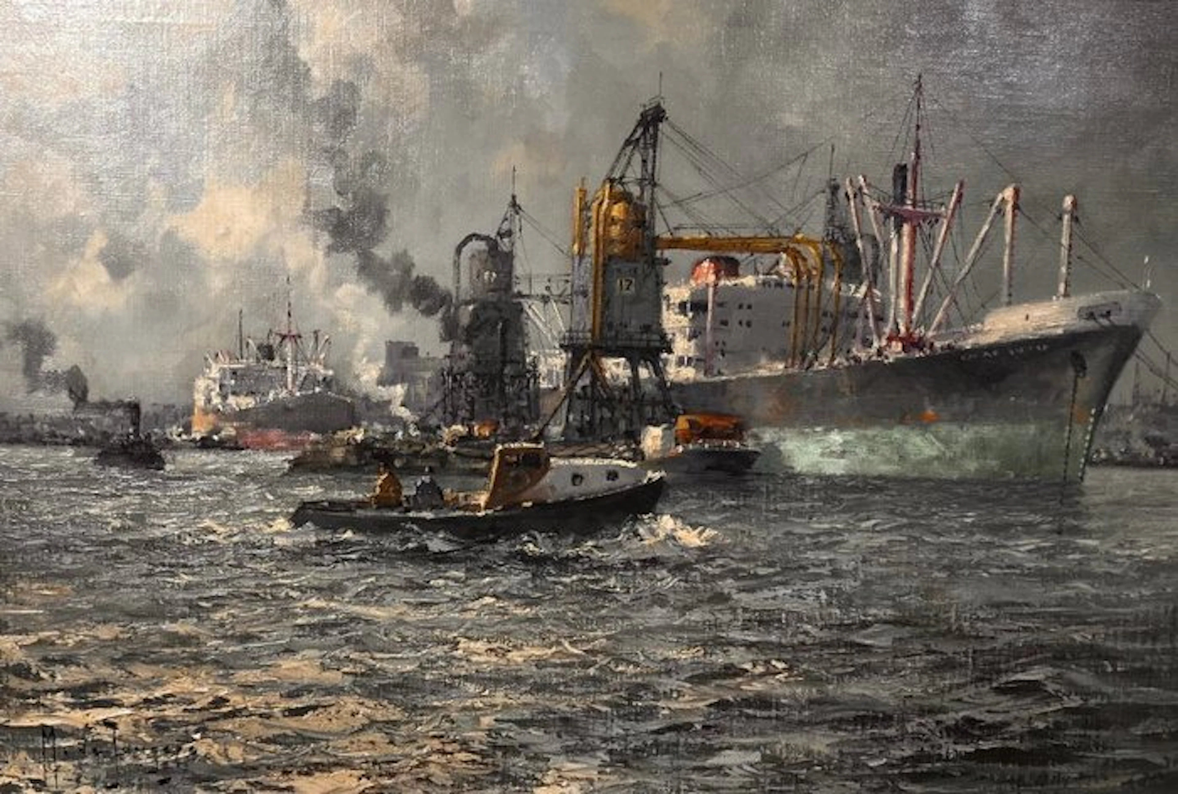 M de Jongere ( 1912-1977) - Havengezicht