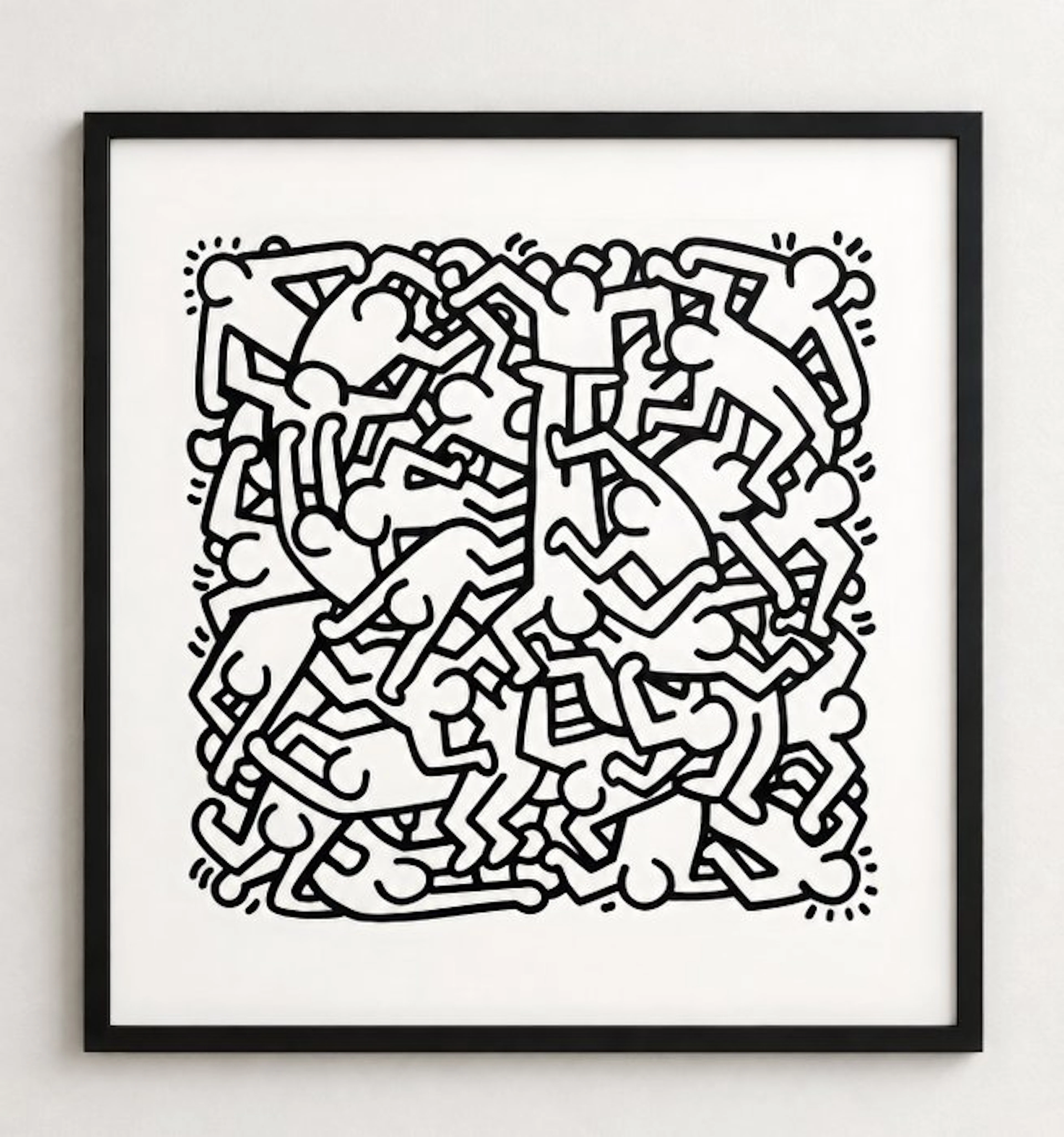 Keith Haring (1958-1990) (after) - "Party of Life Invitation, 1986"