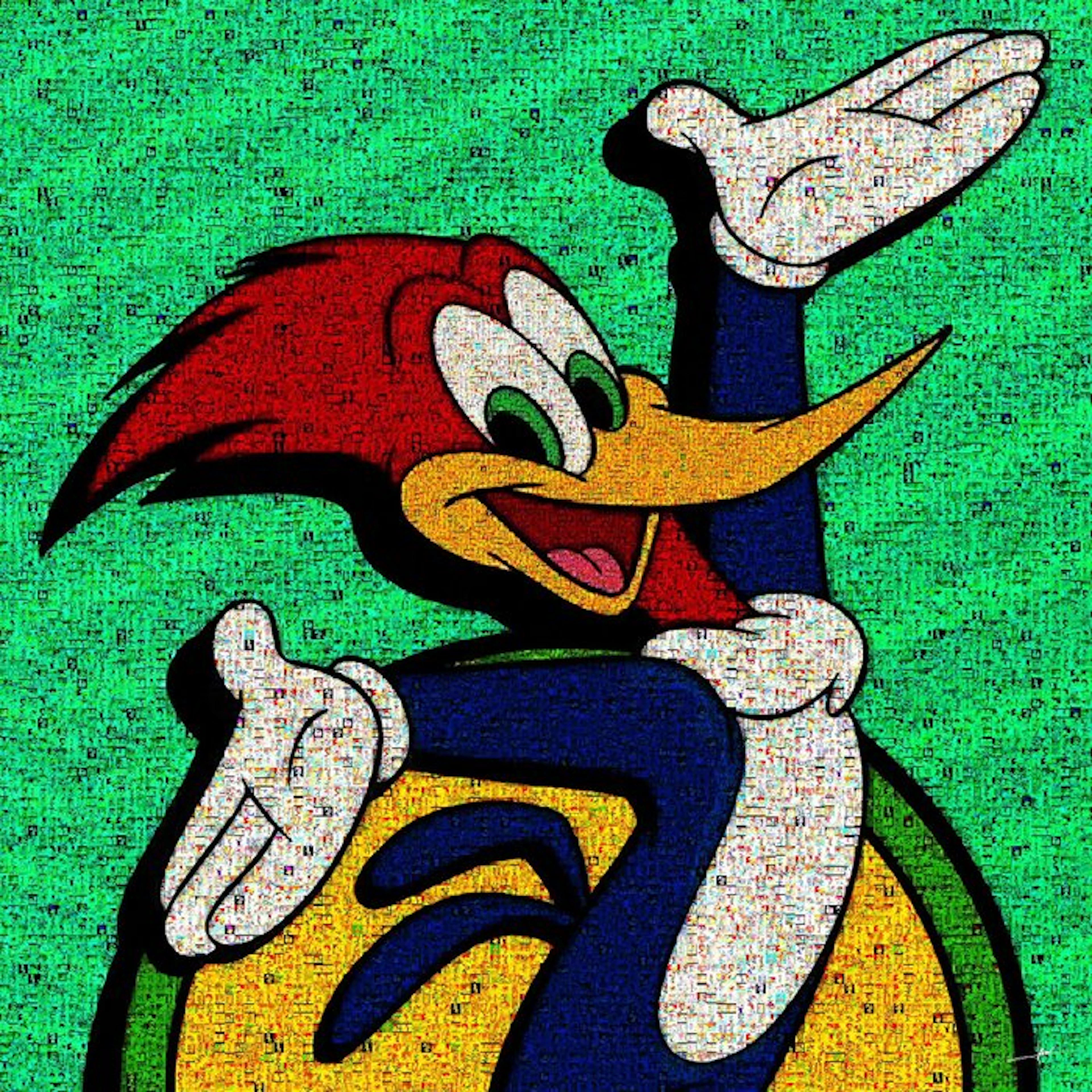 David Law (1967) - Crypto Woody Woodpecker III