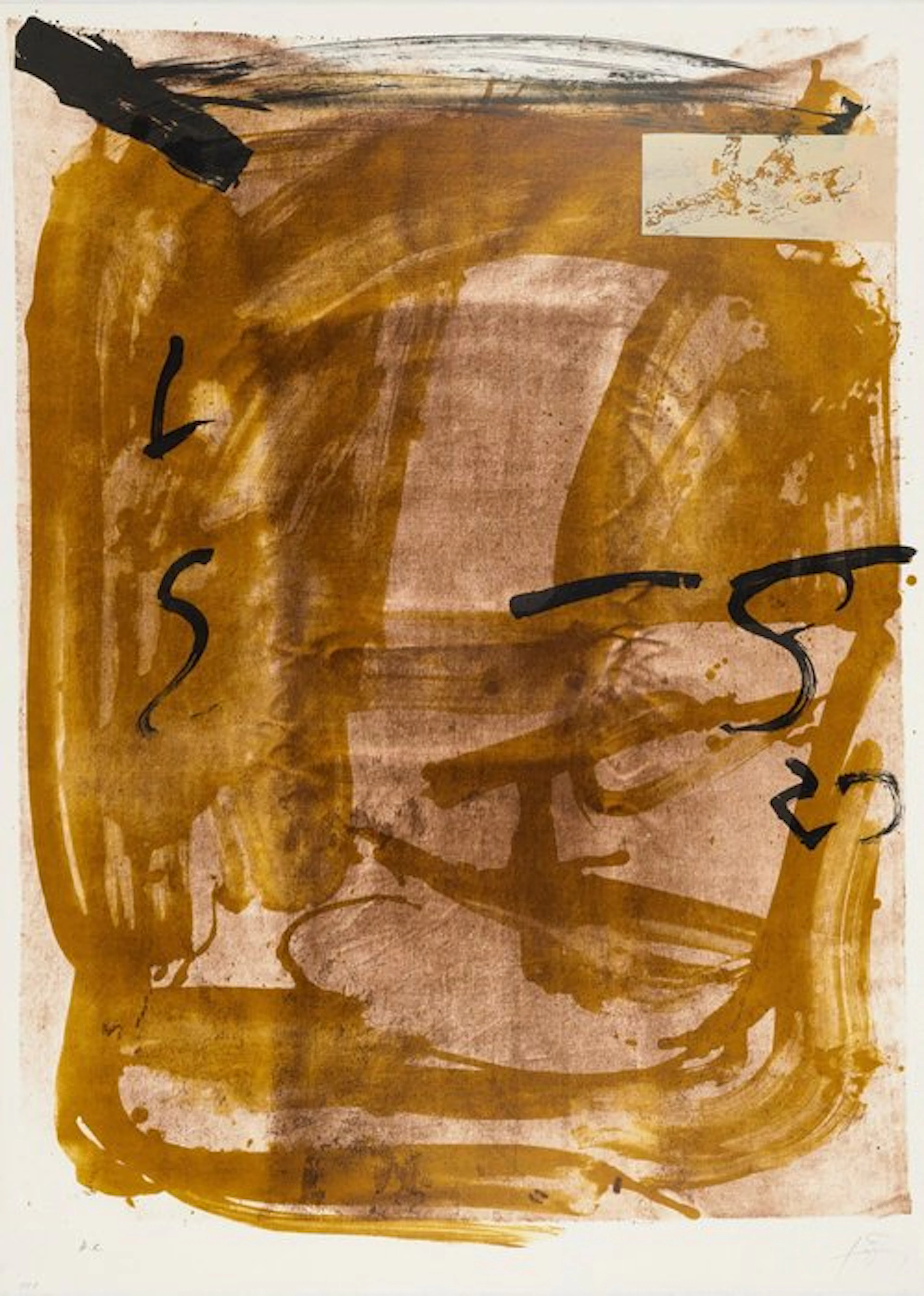 Antoni Tapies (1923-2012) - Chaise et pied - XL