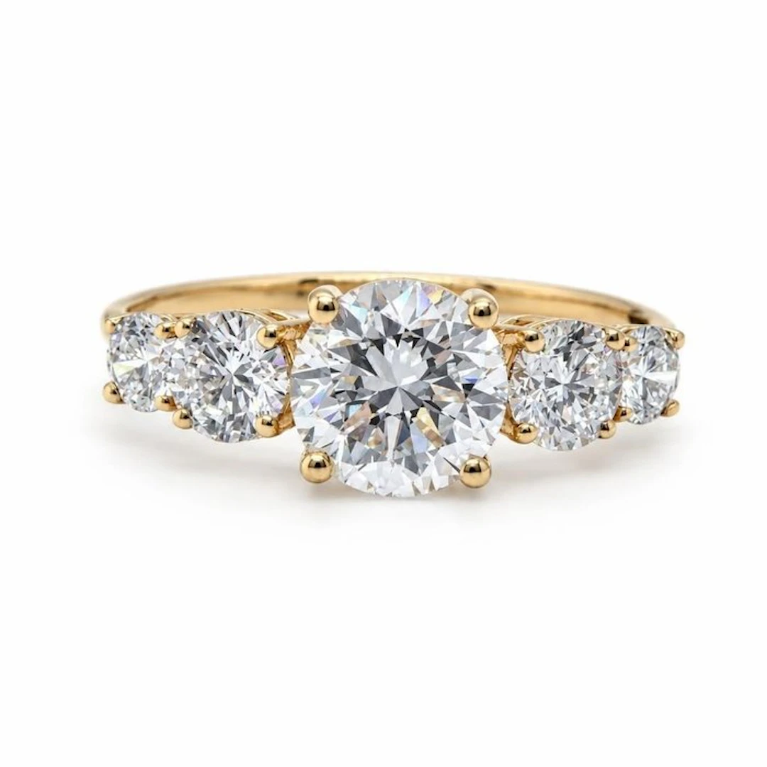 No reserve price - Ring - 14 kt