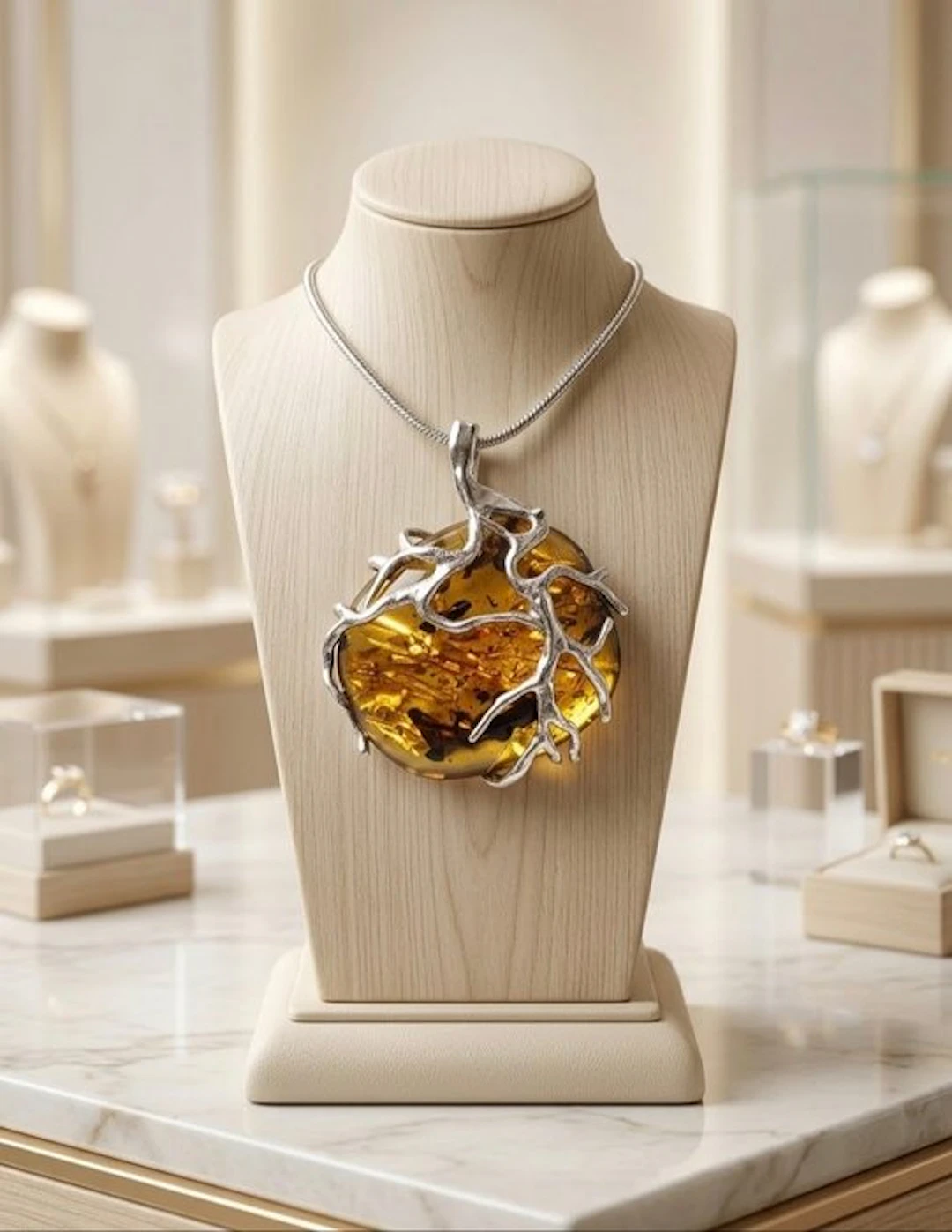 Amber Cabochon- 3.03 g - (1)
