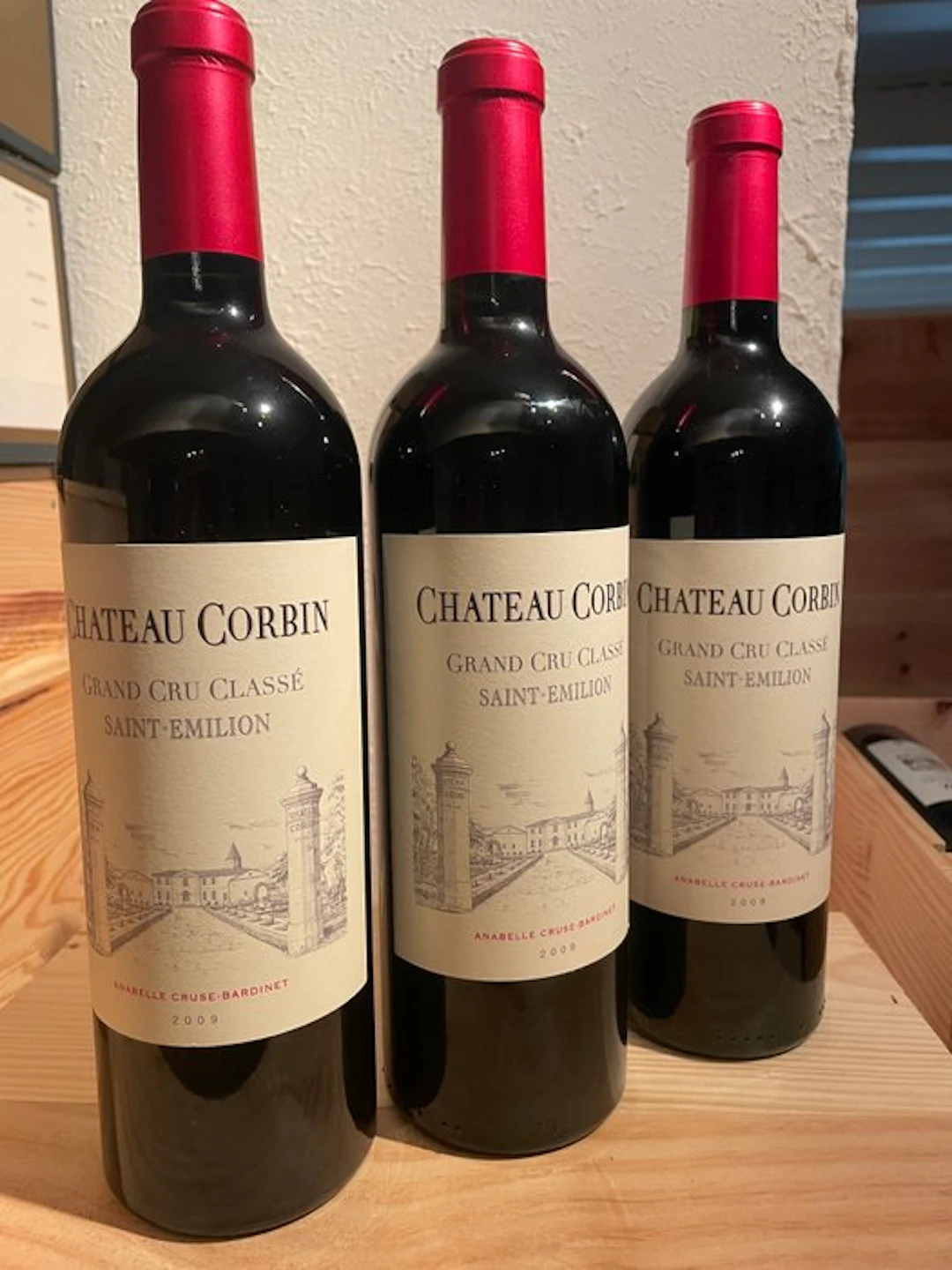 2009 Chateau Corbin - Saint-Émilion Grand Cru Classé - 3 Bottle (0.75L)