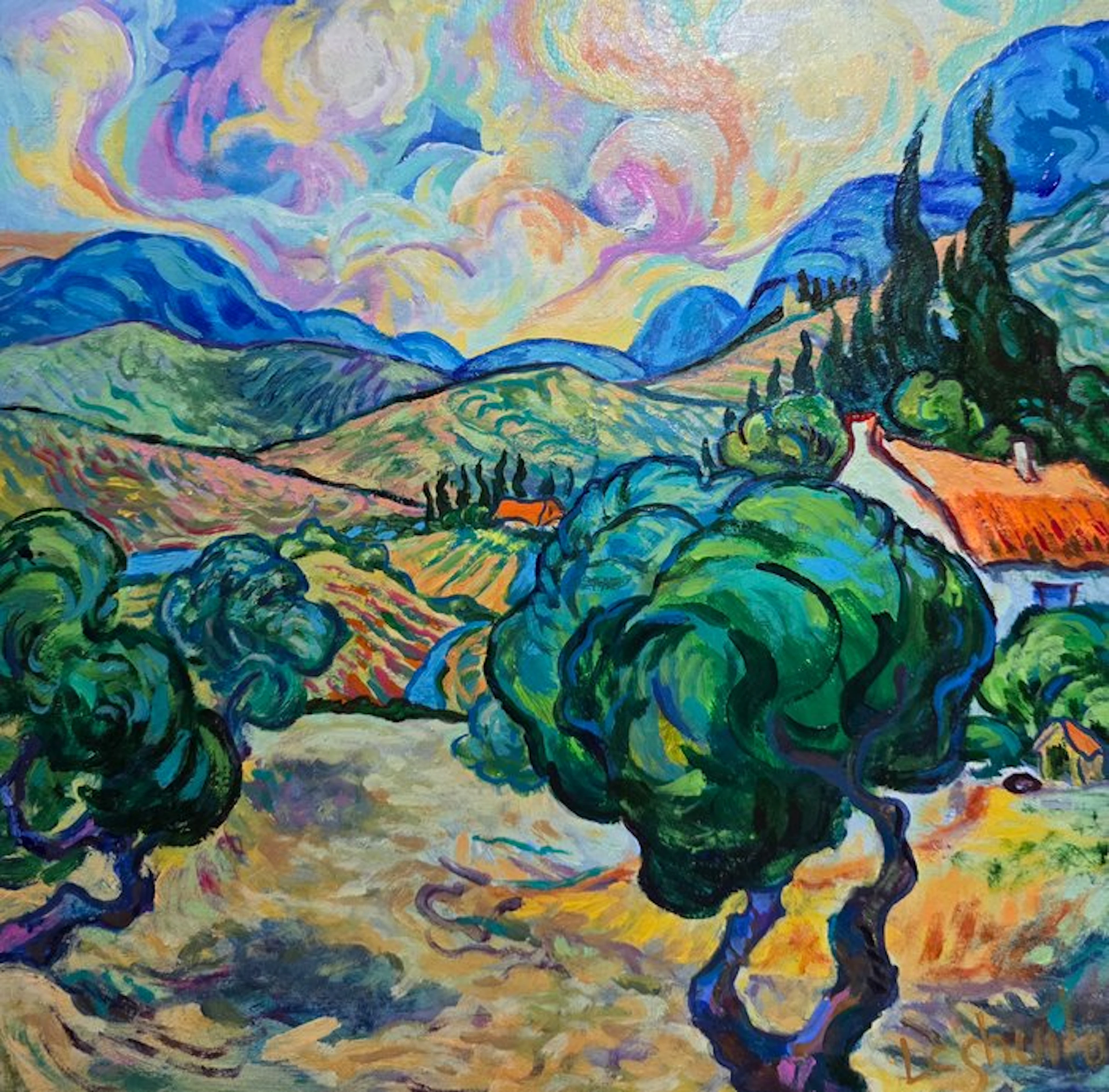 Vitaly Leshukov Soldatov (1968) - Olivos y viñedos
