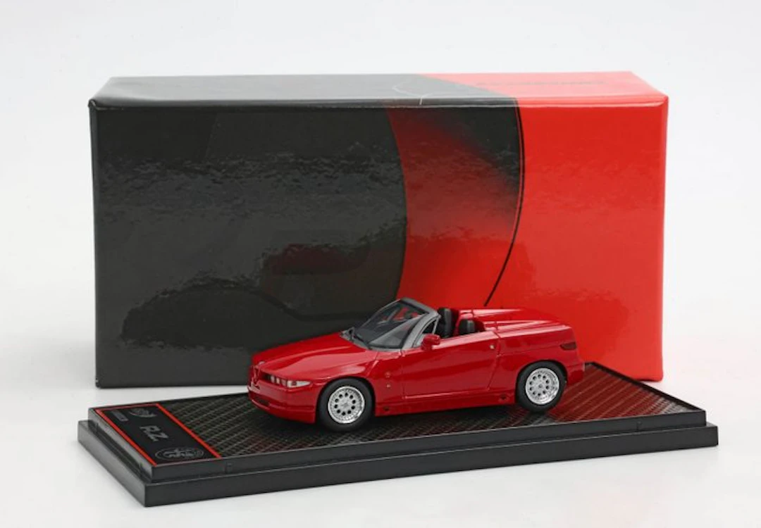 BBR 1:43 - Model sports car - BBR 1:43 - Alfa Romeo RZ Rosso Alfa 1989